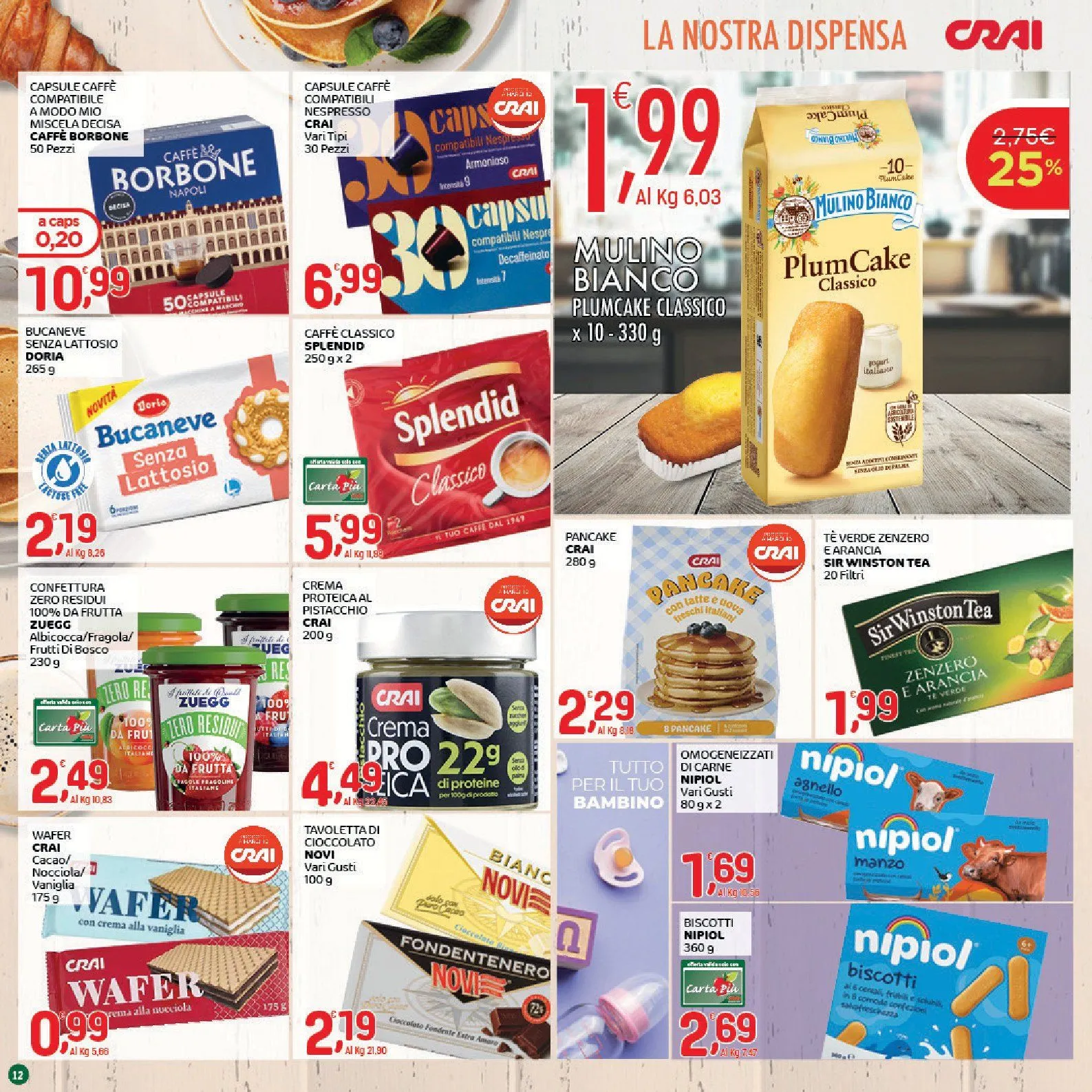 Volantini Crai da 8 gennaio a 18 gennaio di 2026 - Pagina del volantino 12