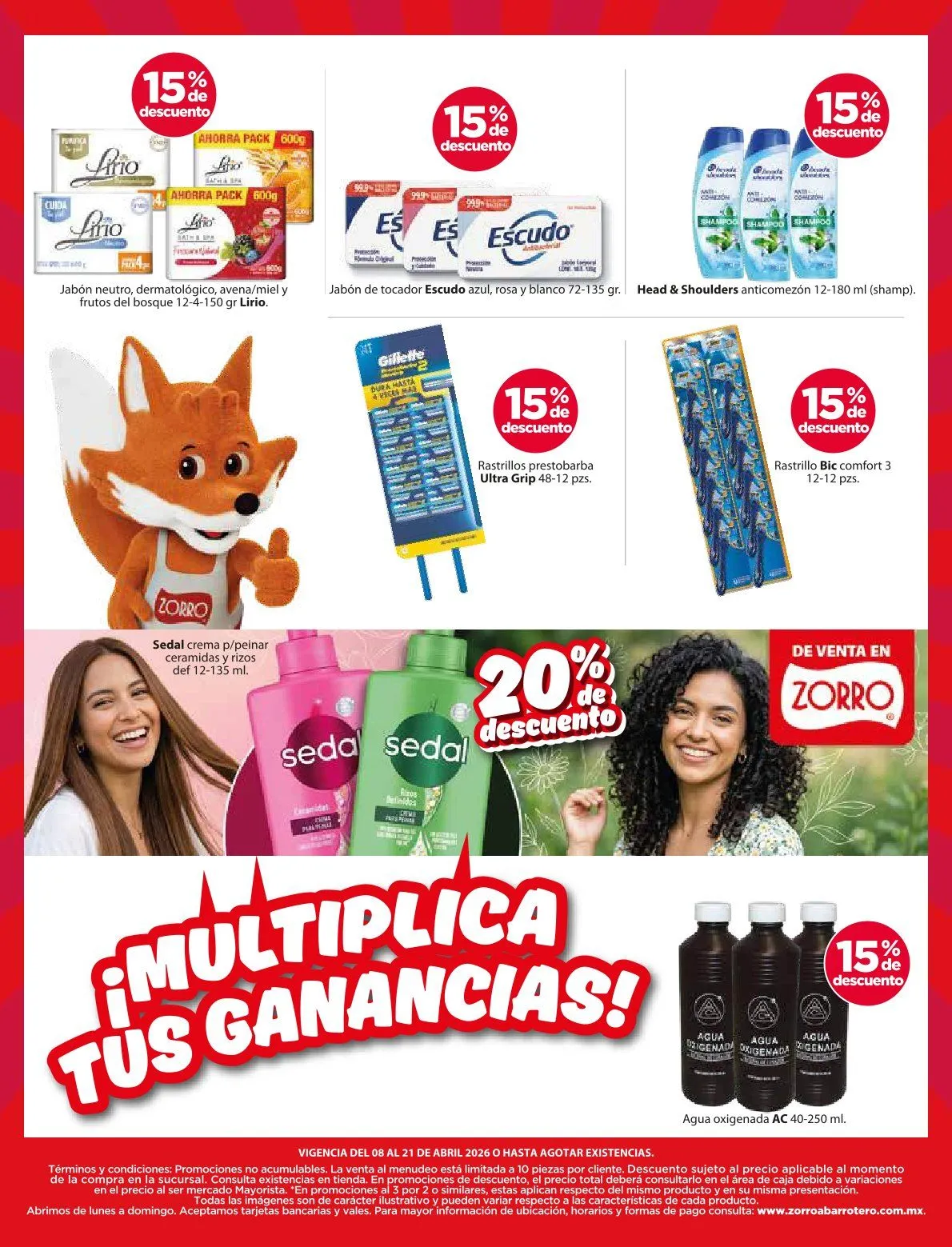 Catálogo de VOLANTE ZORRO 8 de abril al 21 de abril 2026 - Pagina 12