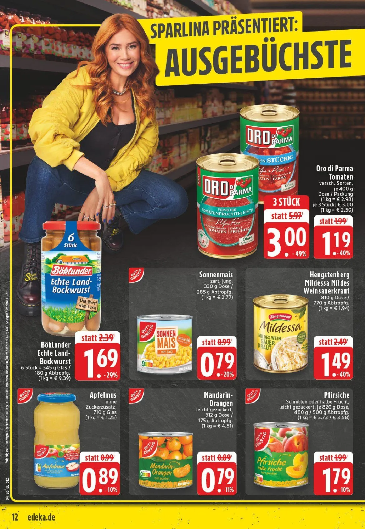 Edeka Prospekte  von 18. Januar bis 23. Januar 2026 - Prospekt seite 12