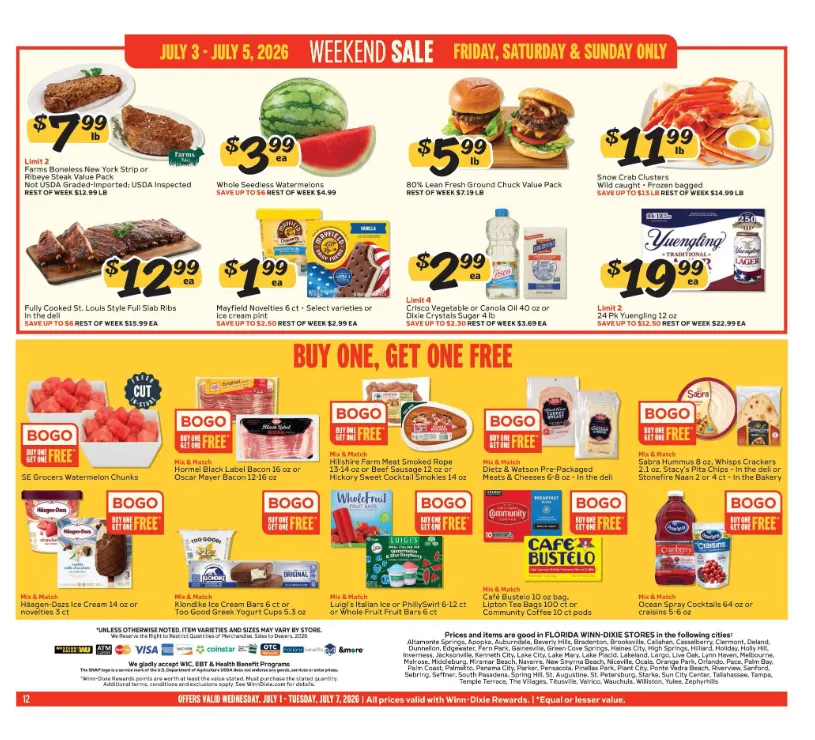 Weekly ad Winn Dixie Sales from July 1 to July 7 2026 - Page 12
