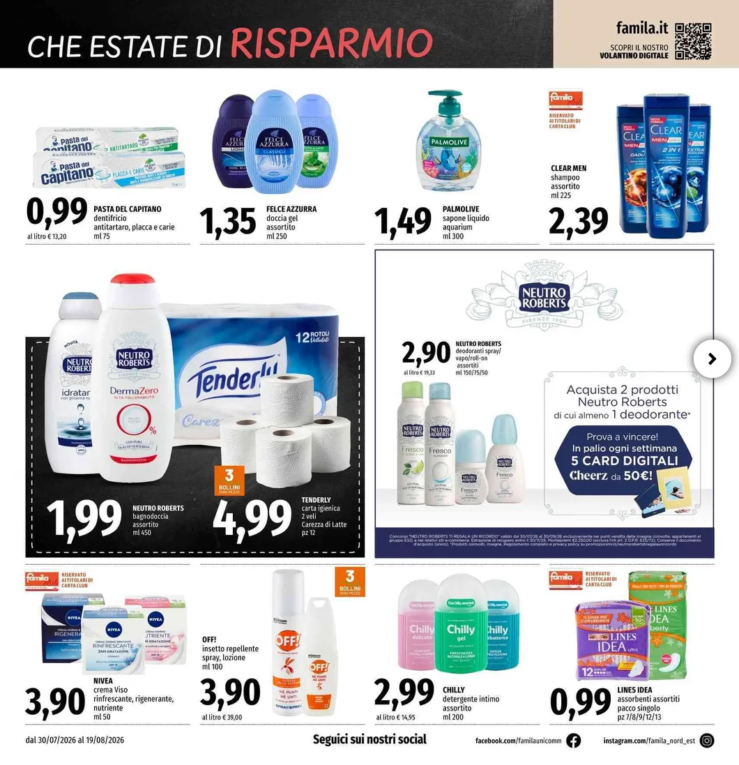  Volantini Famila Superstore da 30 luglio a 19 agosto di 2026 - Pagina del volantino 12