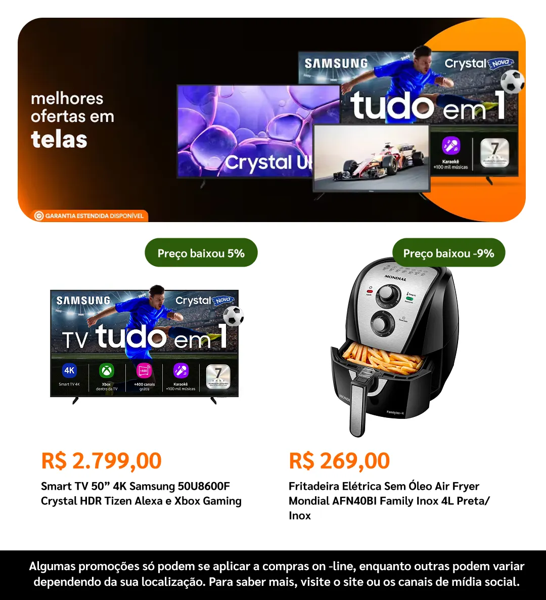 Encarte de  Ponto Frio 5 de março até 25 de março 2026 - Pagina 12