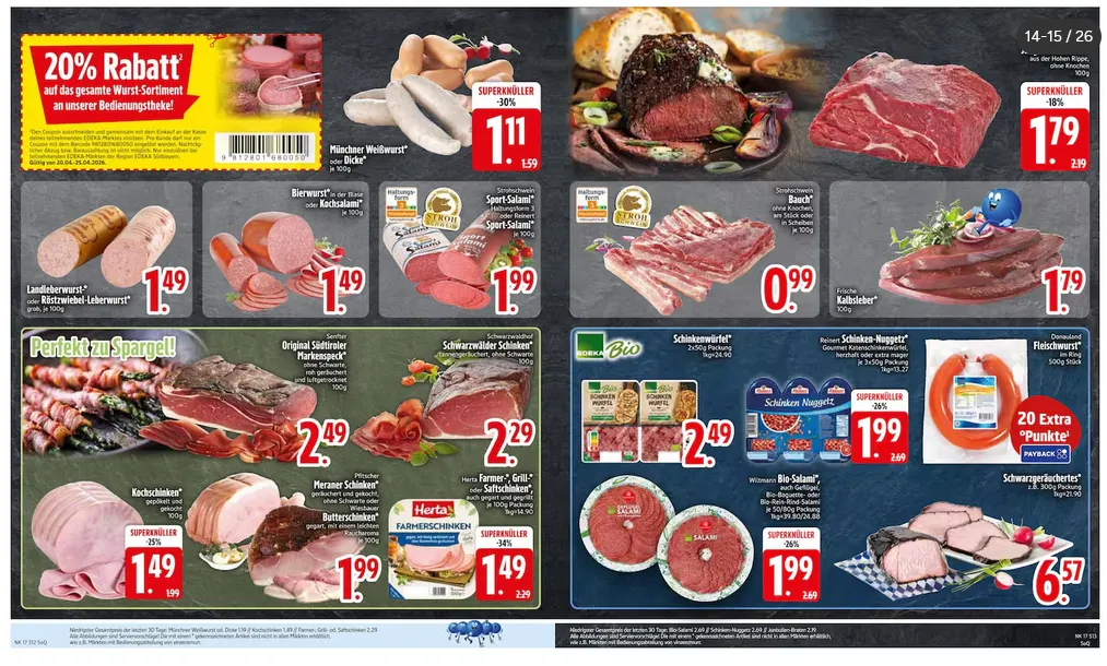 Edeka Prospekte  von 20. April bis 25. April 2026 - Prospekt seite 12