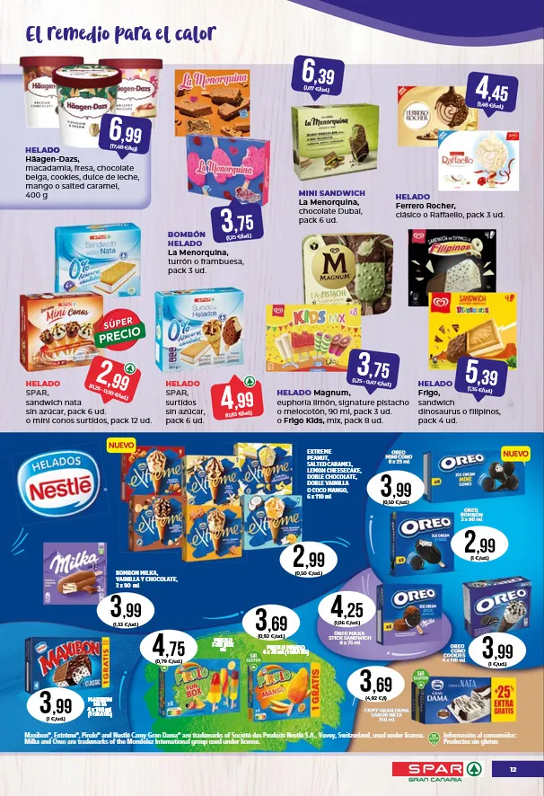 Catálogo de SPAR Gran Canaria Ofertas 24 de julio al 6 de agosto 2026 - Página 12