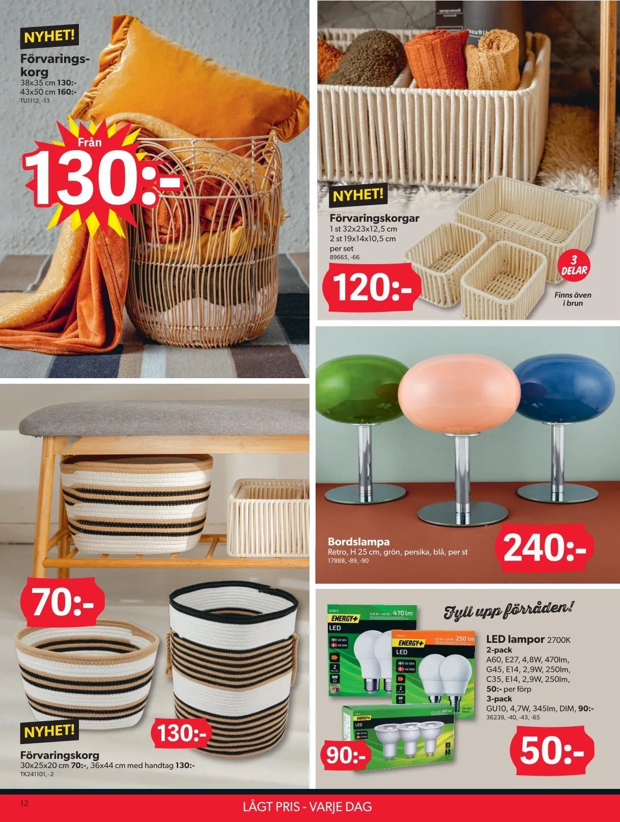 DollarStore Erbjudanden från 25 augusti till 7 september 2025 - Reklamblad sidor 12
