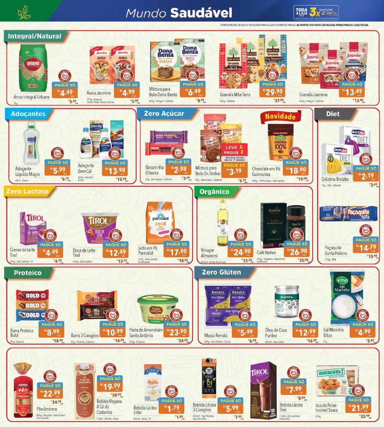 Encarte de Folhetos Supermercados Condor  26 de maio até 14 de junho 2026 - Pagina 12