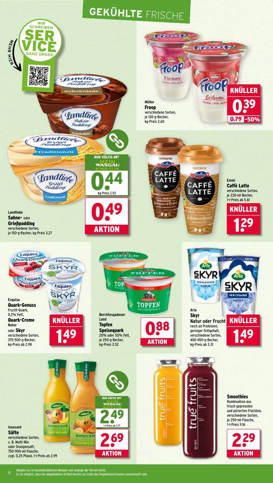 Wasgau Prospekte von 21. Juli bis 26. Juli 2025 - Prospekt seite 12