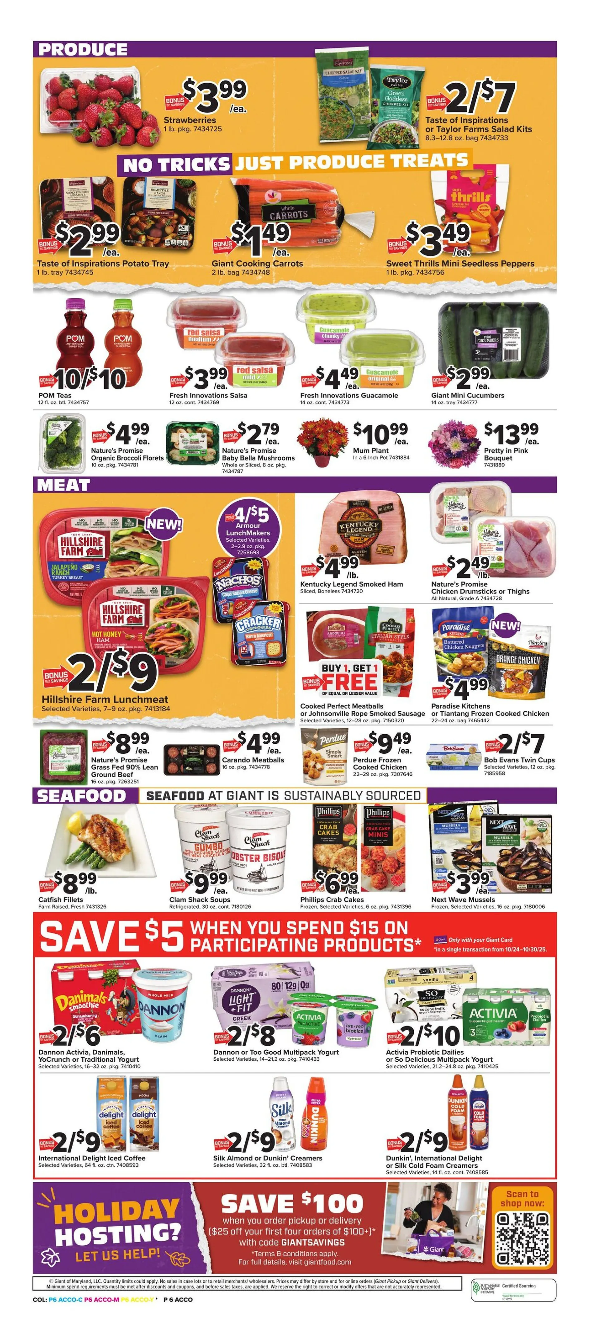 Weekly ad Giant Food sales from October 24 to October 30 2025 - Page 8