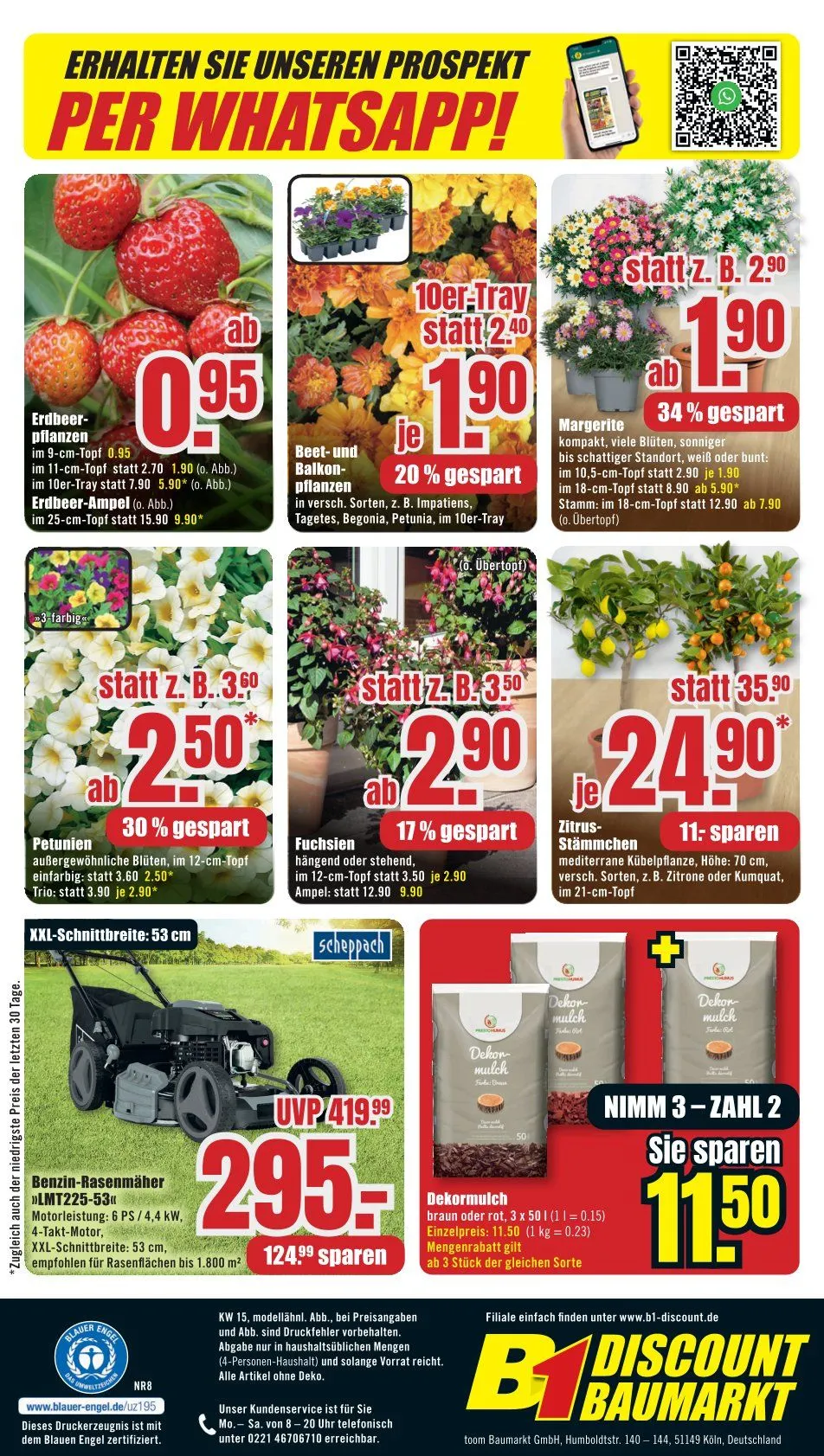 B1 Discount Baumarkt Angebote von 4. April bis 10. April 2026 - Prospekt seite 12