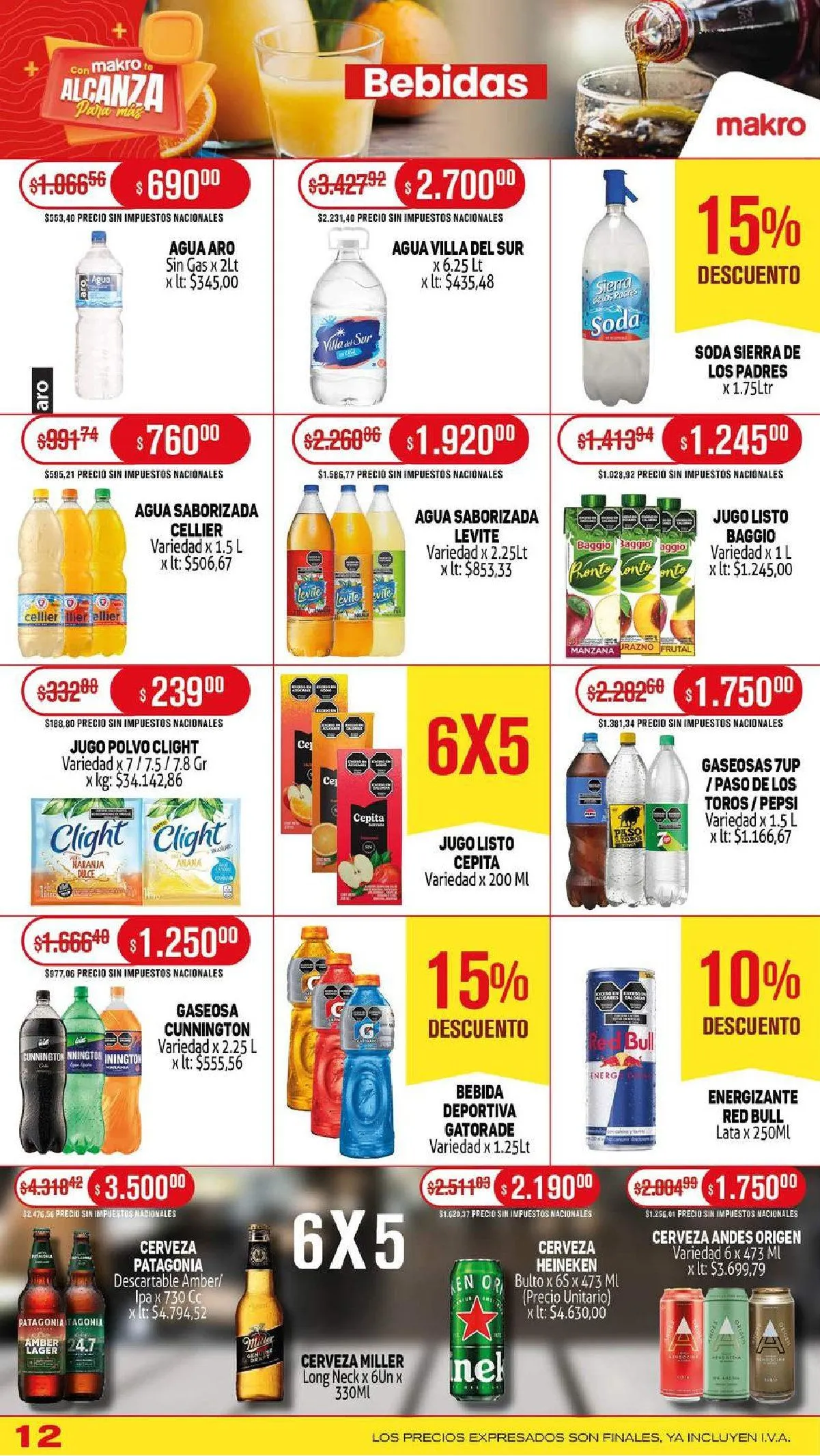 Ofertas de Ofertas Makro 7 de agosto al 14 de agosto 2025 - Página 12 del catálogo