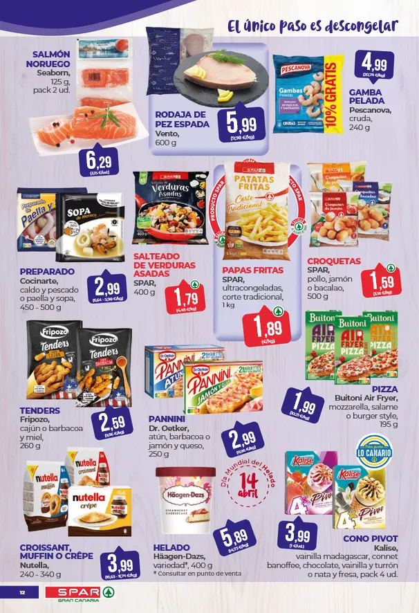 Catálogo de SPAR Gran Canaria Ofertas 31 de marzo al 16 de abril 2026 - Página 12