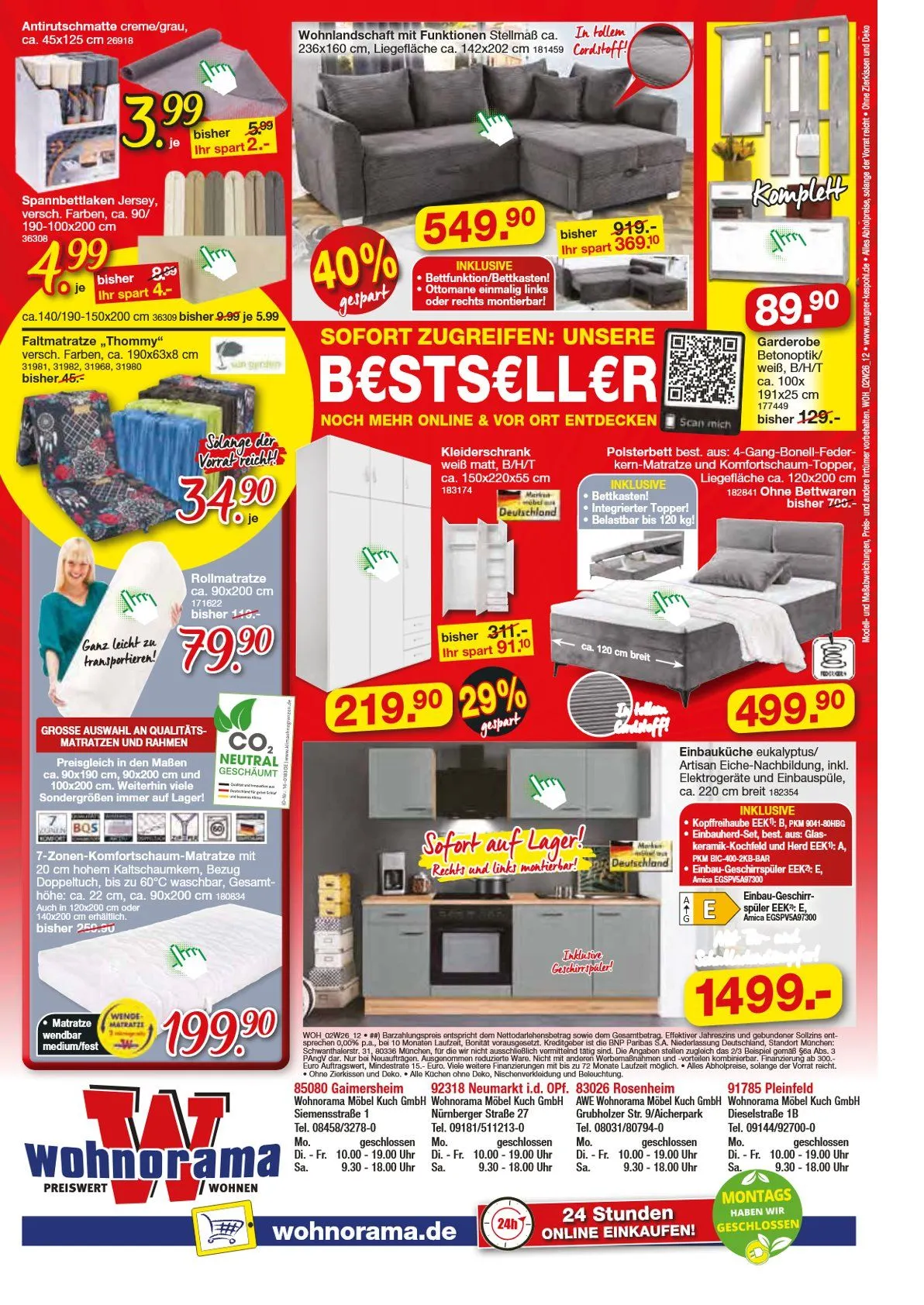 Wohnorama Prospekte von 28. Januar bis 20. Februar 2026 - Prospekt seite 12