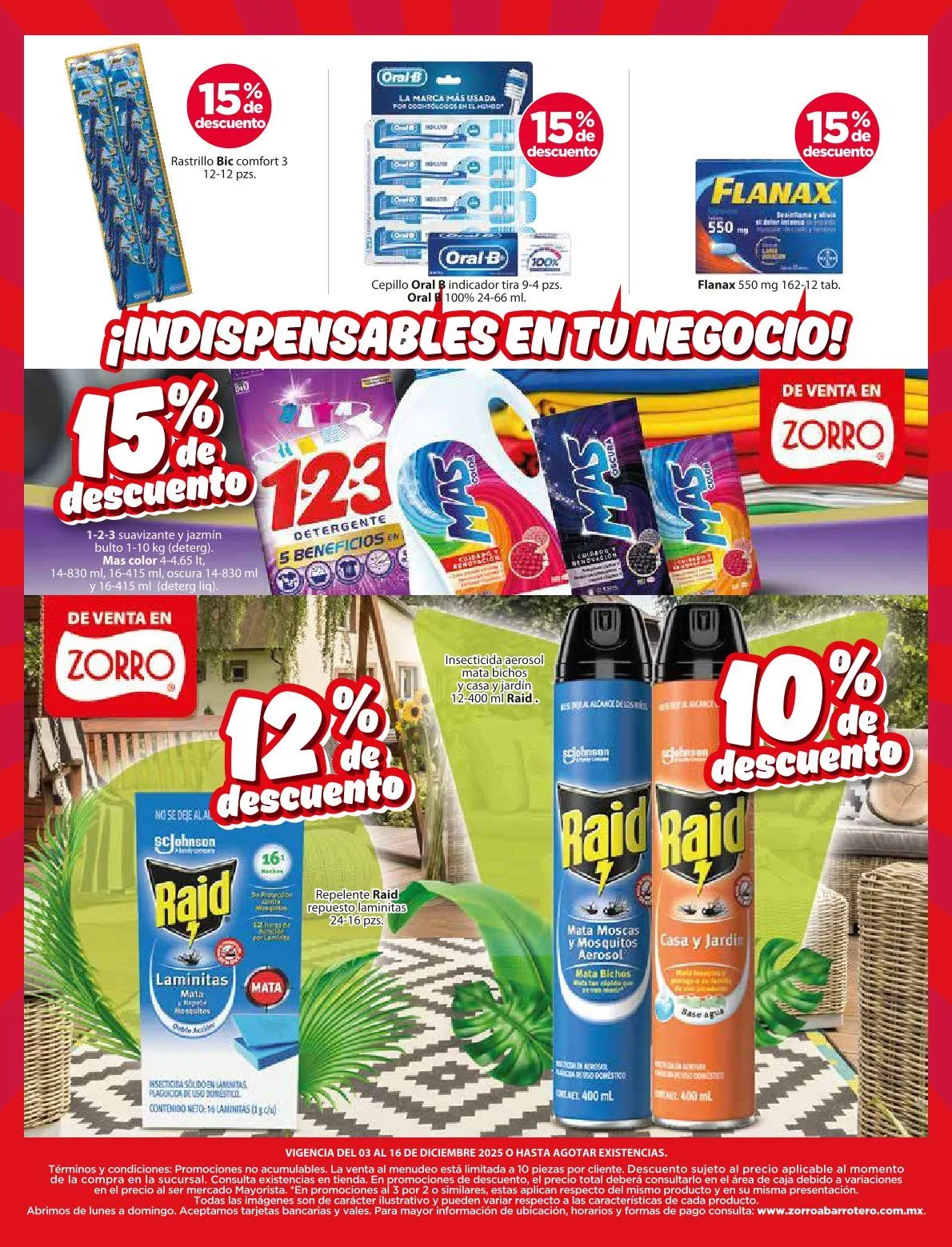 Catálogo de Zorro Ofertas 3 de diciembre al 16 de diciembre 2025 - Pagina 12
