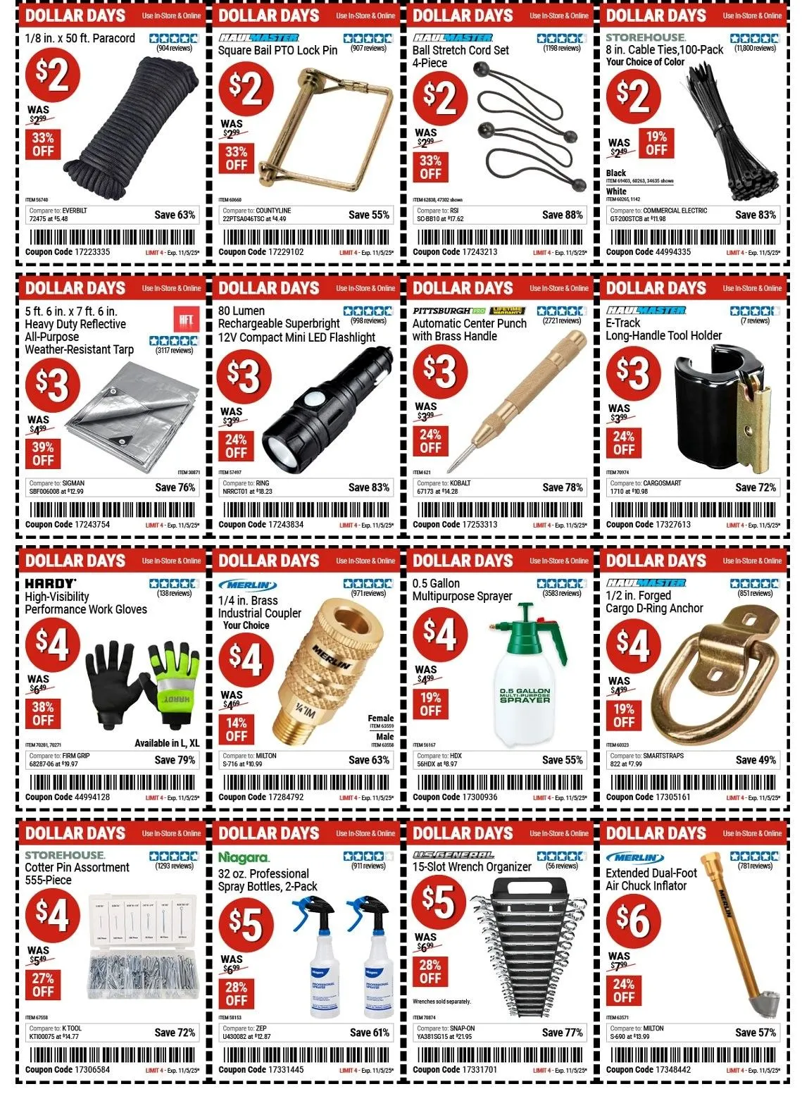 Weekly ad Harbor Freight Sales from October 28 to November 9 2025 - Page 12