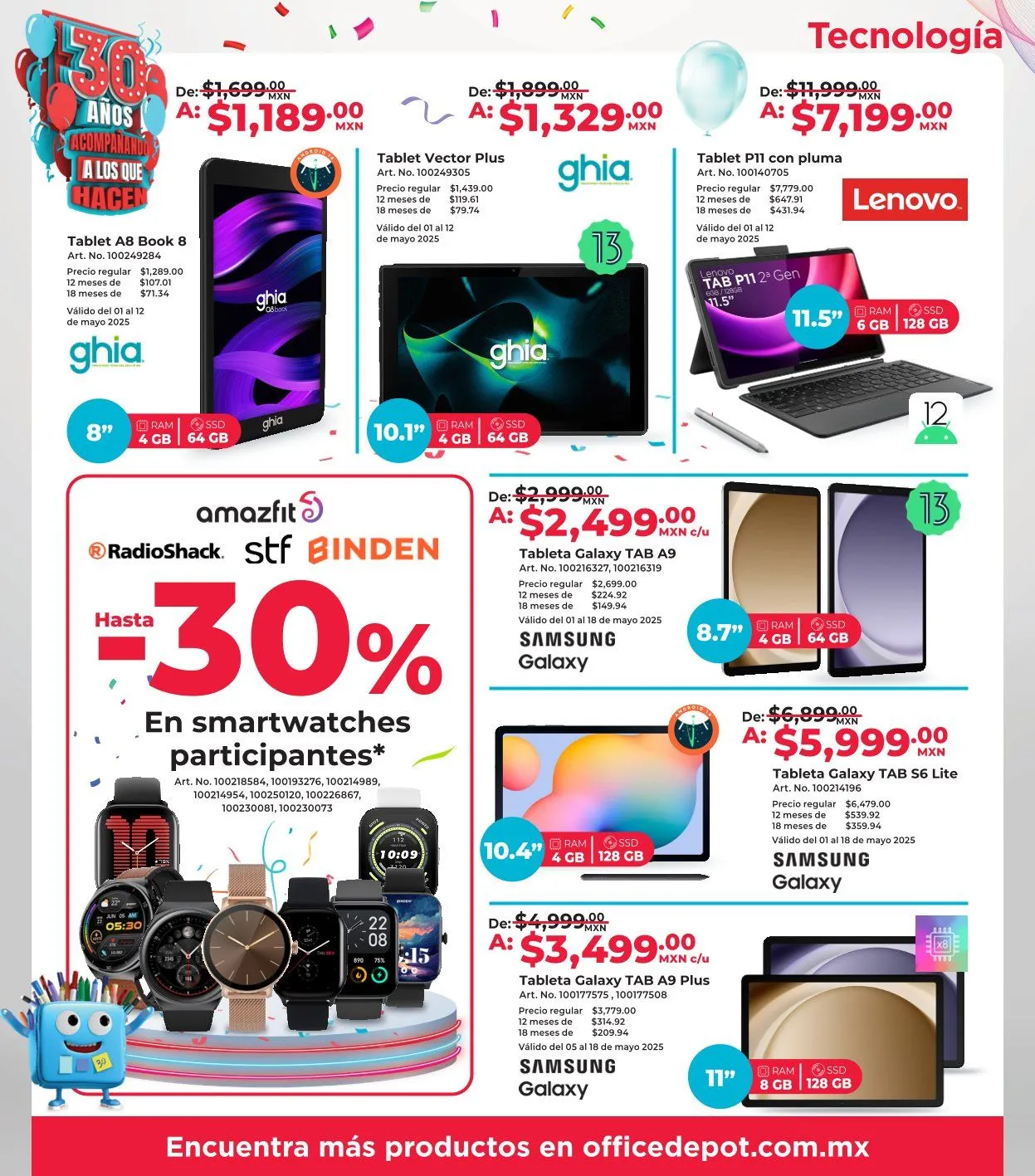 Catálogo de Office Depot Ofertas 1 de mayo al 31 de mayo 2025 - Pagina 12