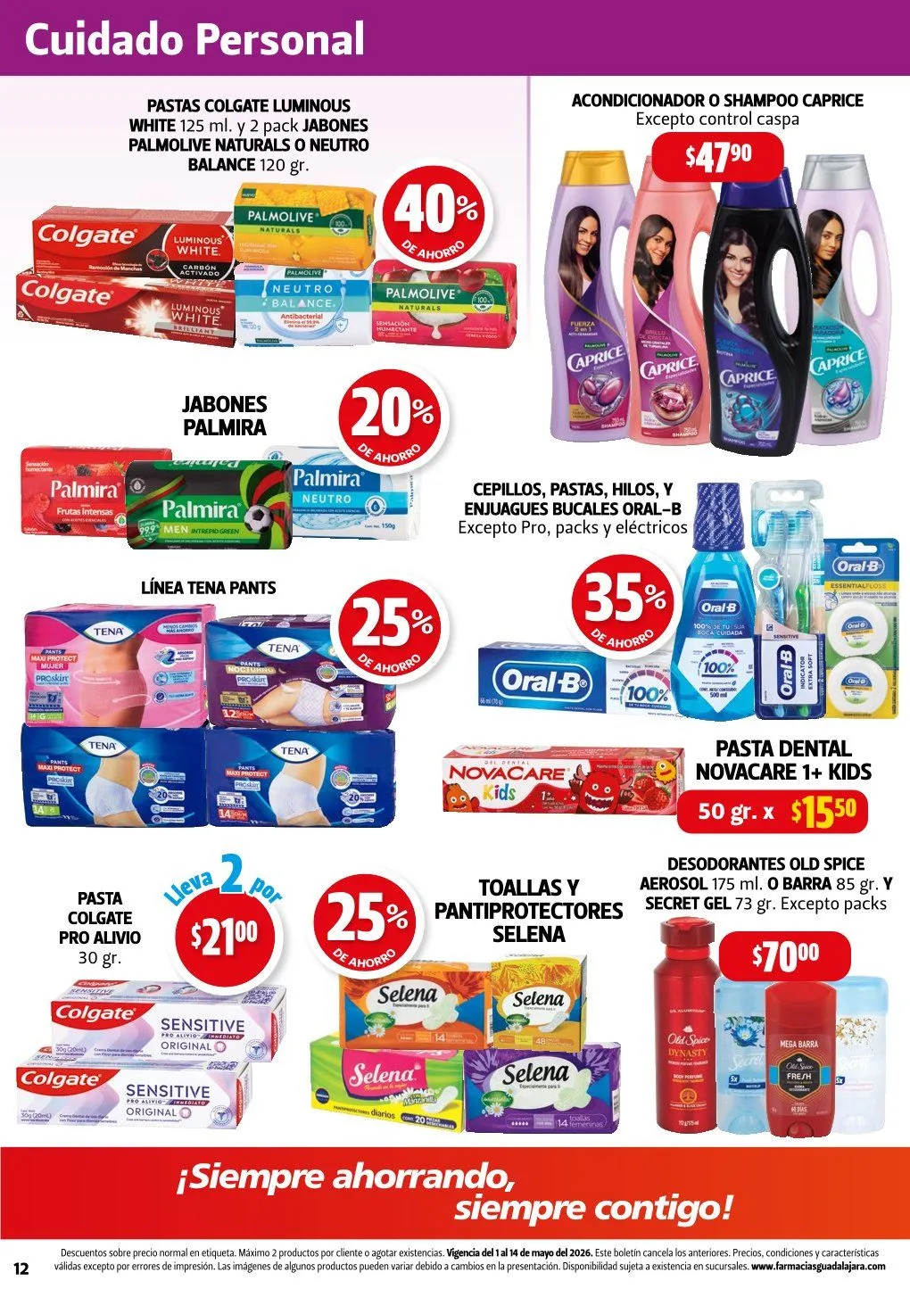 Catálogo de Farmacia Guadalajara Ofertas 1 de mayo al 14 de mayo 2026 - Pagina 12