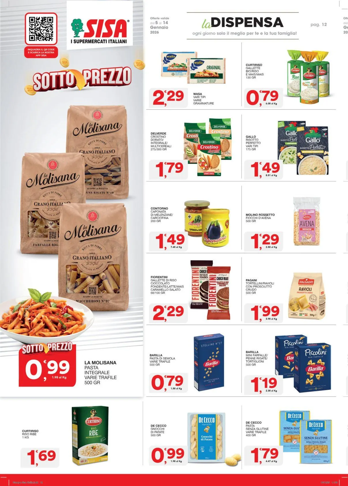 Volantini Sisa da 5 gennaio a 14 gennaio di 2026 - Pagina del volantino 12