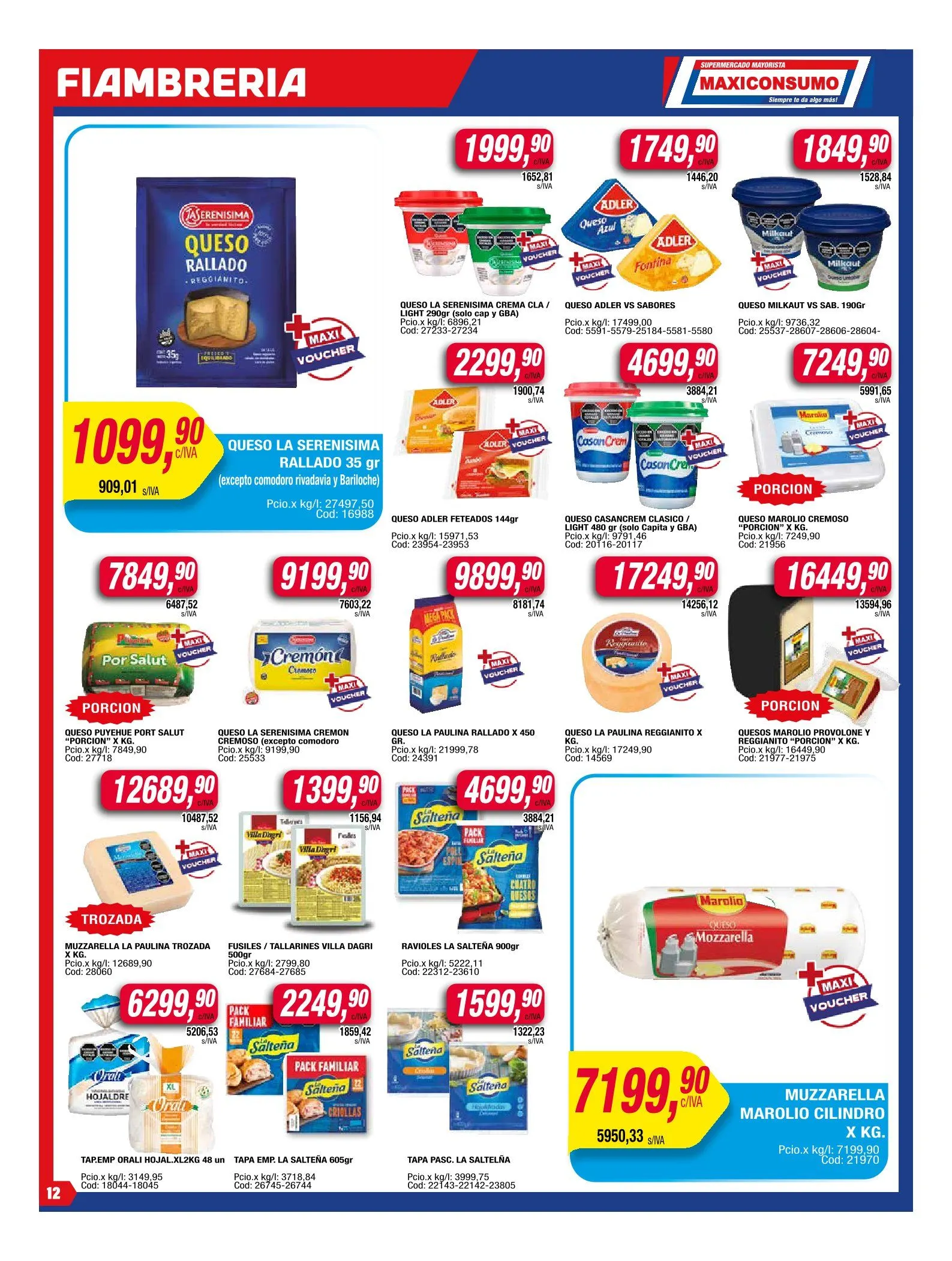 Ofertas de Ofertas Maxiconsumo 4 de agosto al 10 de agosto 2025 - Página 12 del catálogo