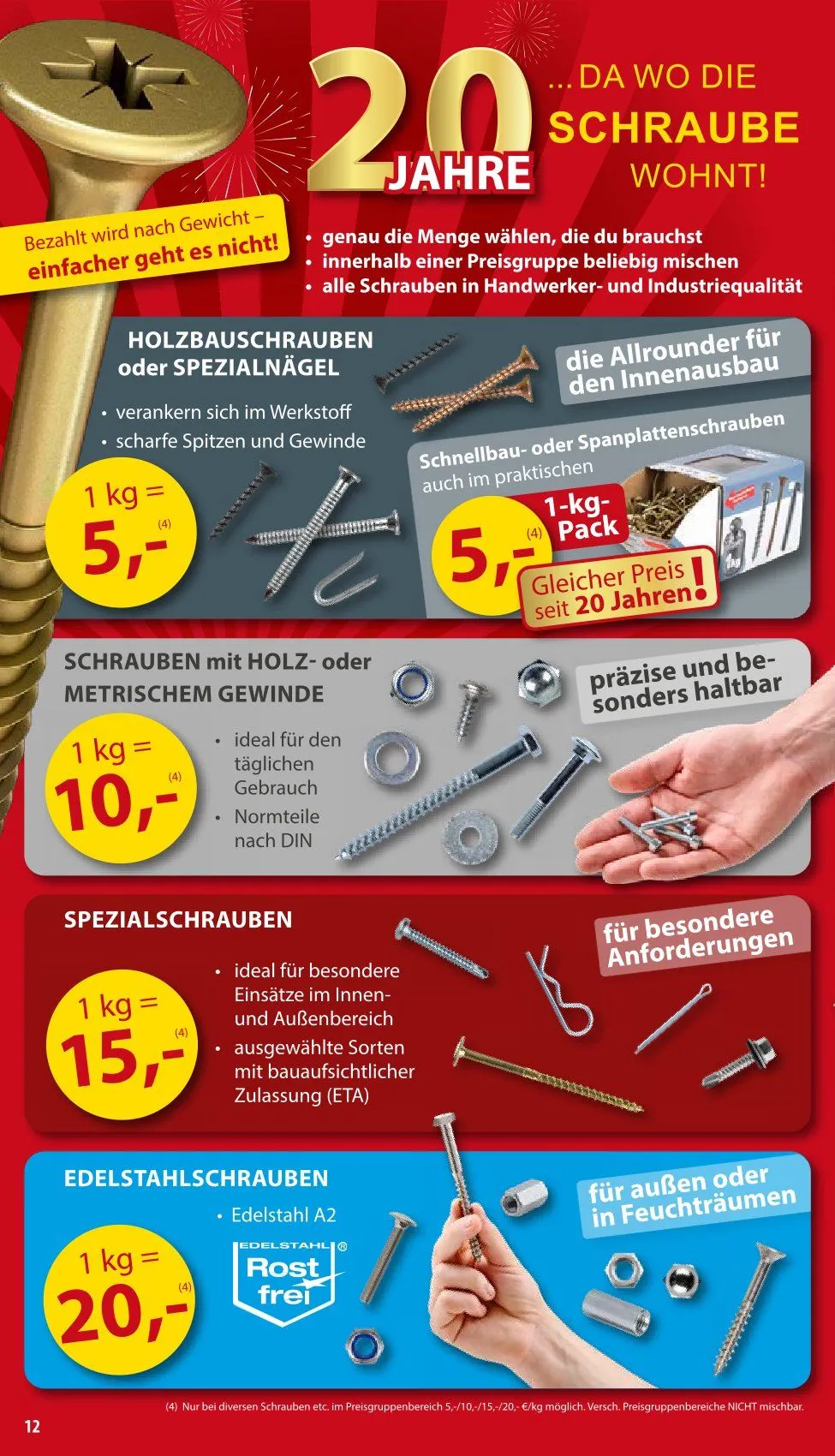 Sonderpreis-Baumarkt Prospekt von 26. April bis 2. Mai 2025 - Prospekt seite 12