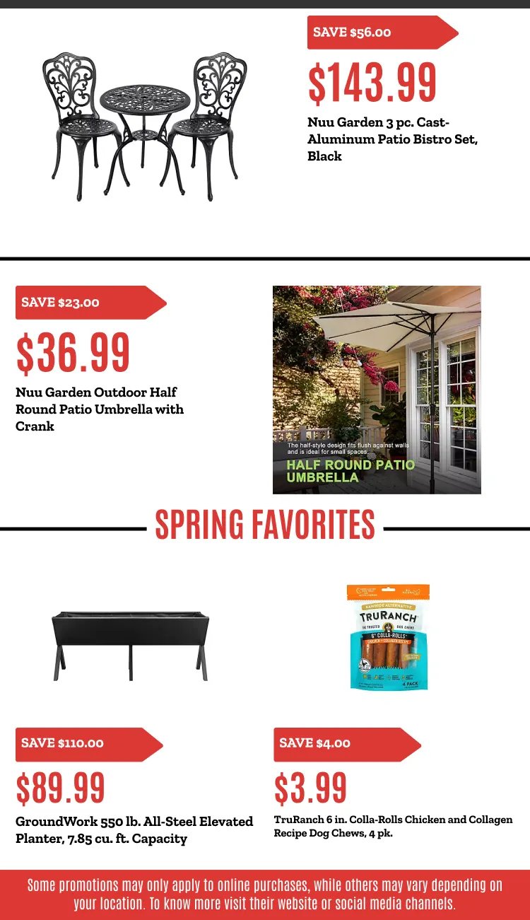 Weekly promotion Tractor Supply Co. Sales spanning from April 6 to April 26 2026 - Page 12 for Catalogue 365