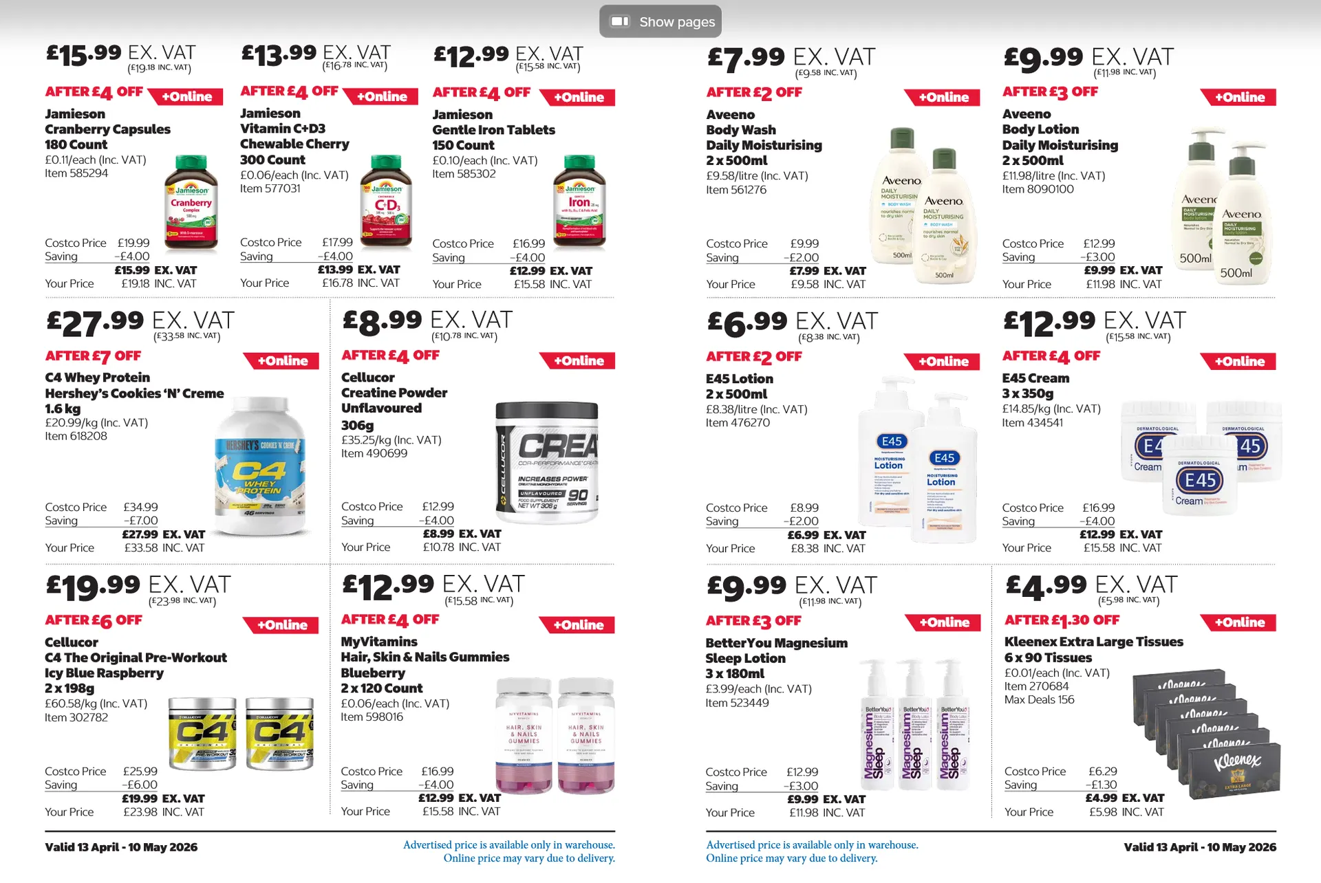 Costco Offers from 13 April to 10 May 2026 - Catalogue Page 12