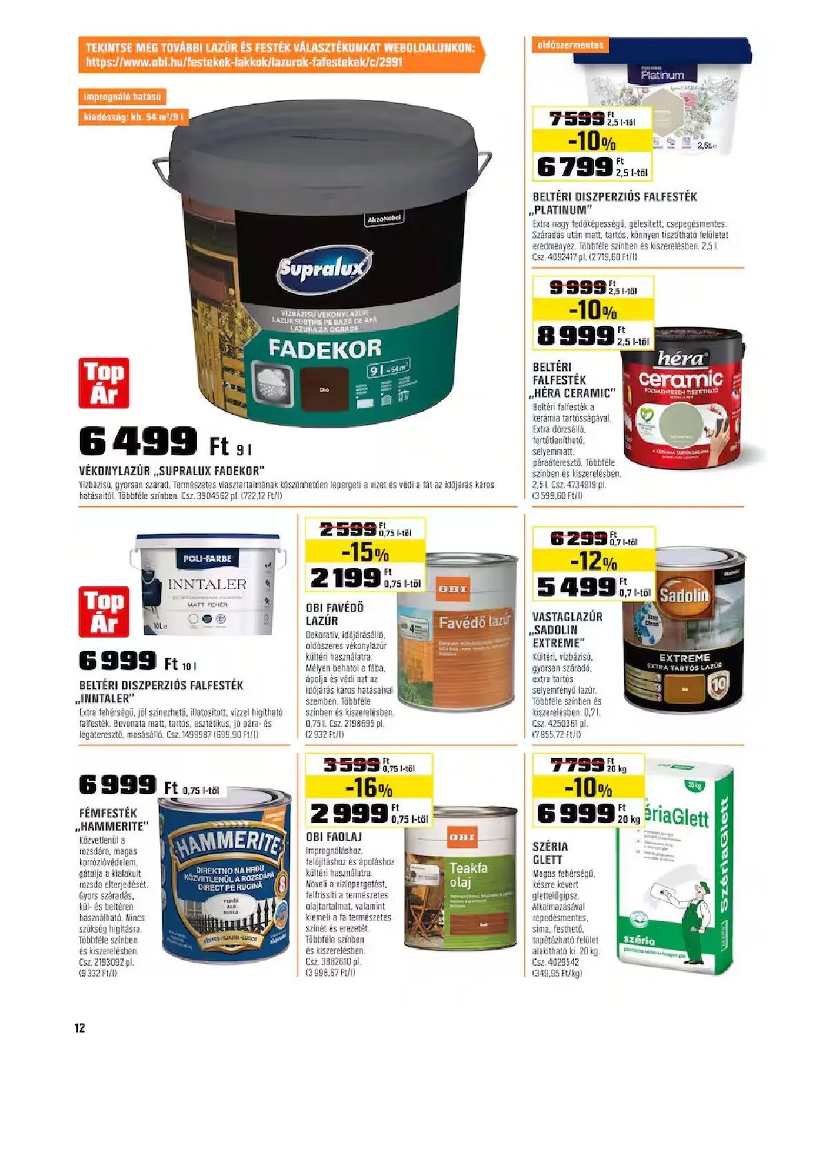 Katalógus OBI Ajántalok március 11.-tól március 31.-ig 2025. - Oldal 12