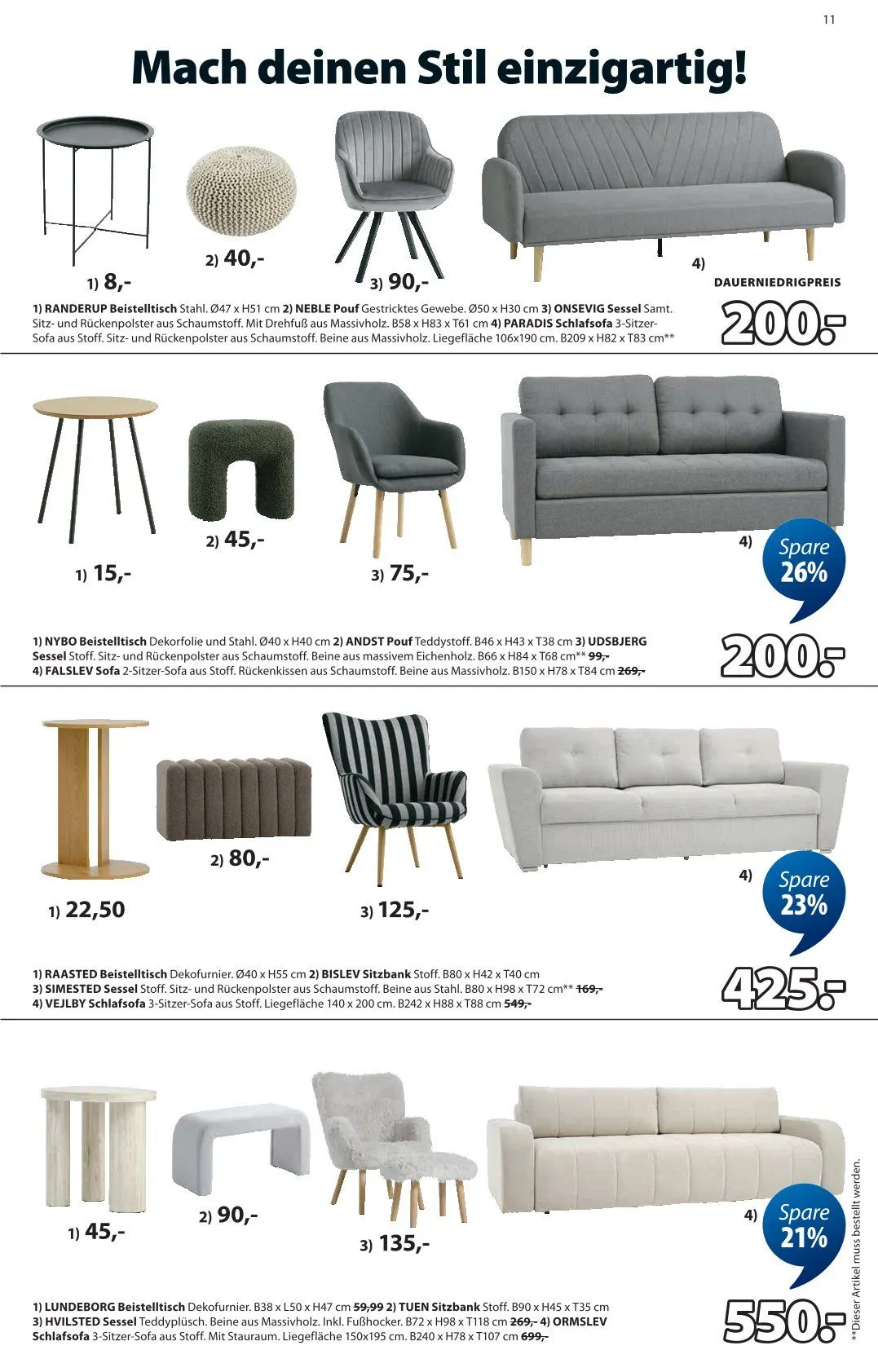 JYSK Prospekte von 19. September bis 18. Oktober 2025 - Prospekt seite 11