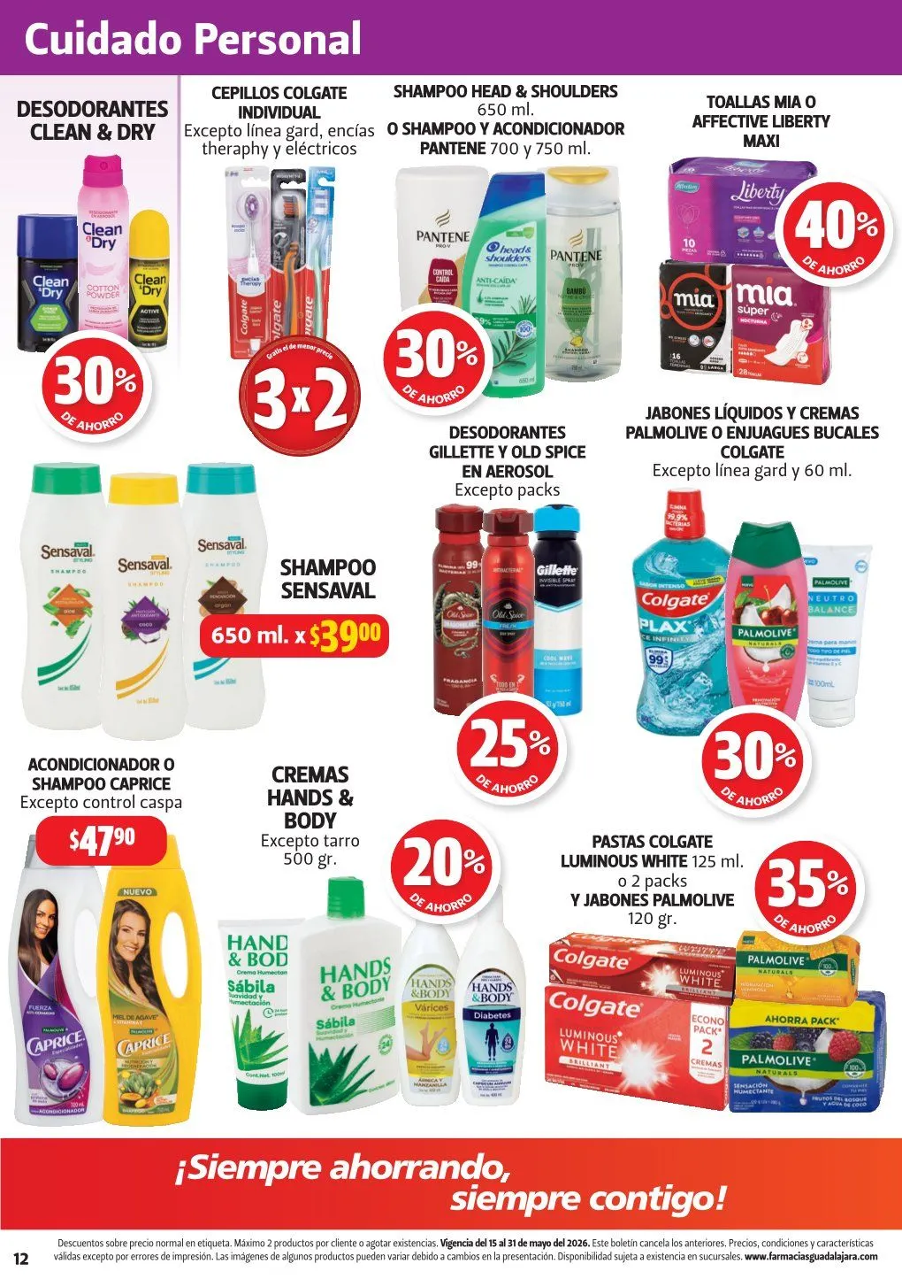 Catálogo de Ofertas Farmacia Guadalajara 15 de mayo al 31 de mayo 2026 - Pagina 12