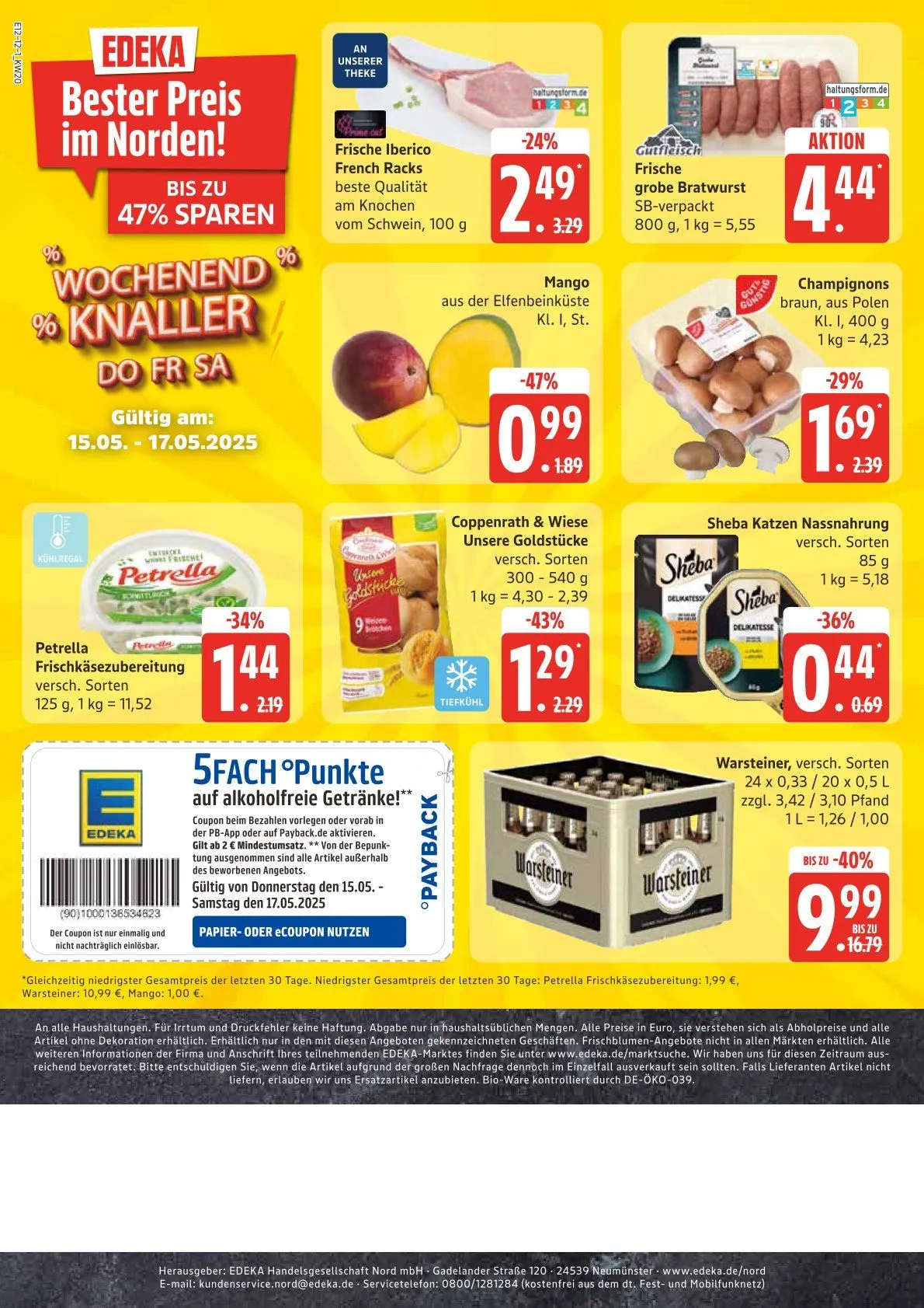 Edeka Prospekt von 12. Mai bis 17. Mai 2025 - Prospekt seite 12