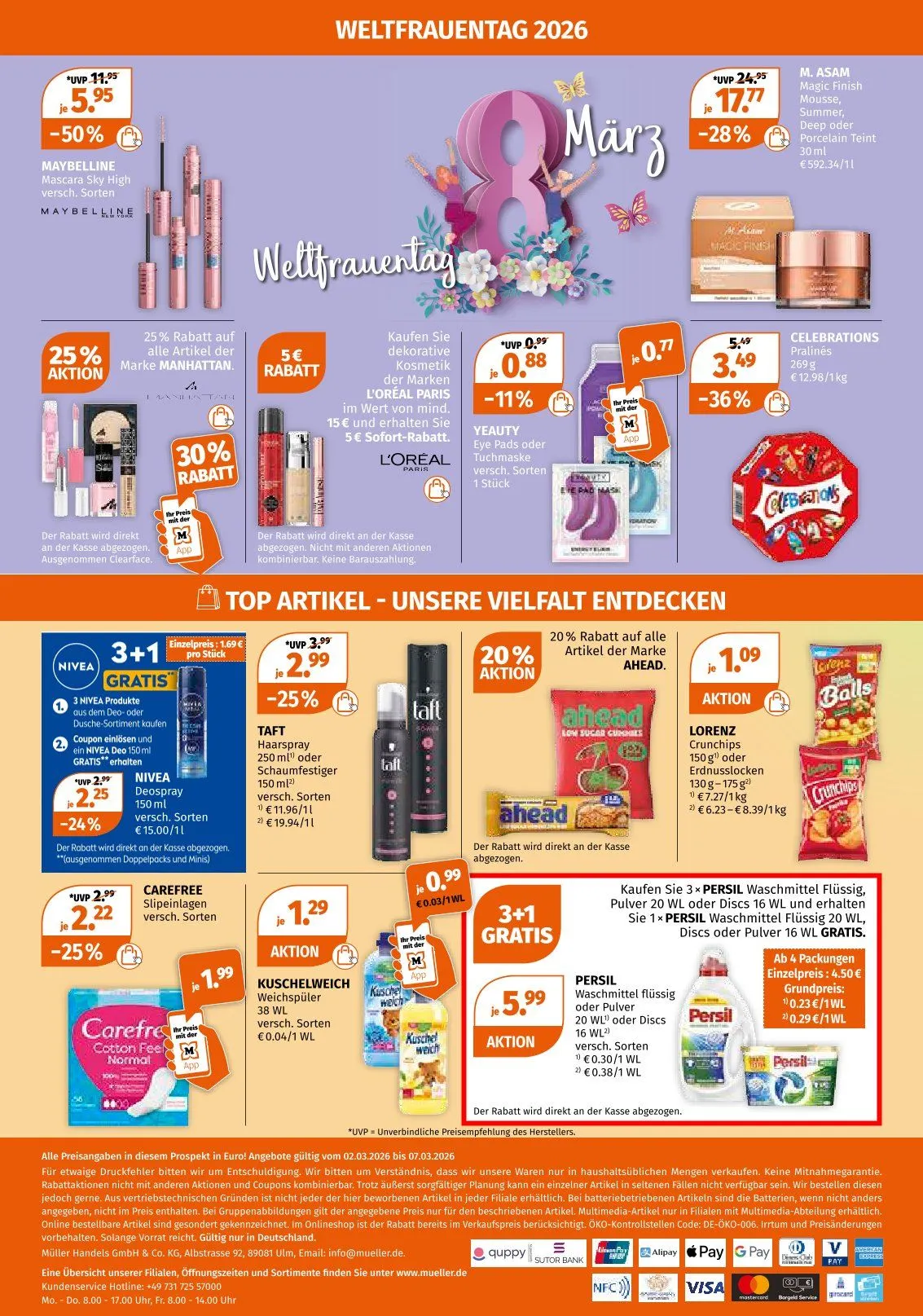 Müller Prospekte von 2. März bis 7. März 2026 - Prospekt seite 12