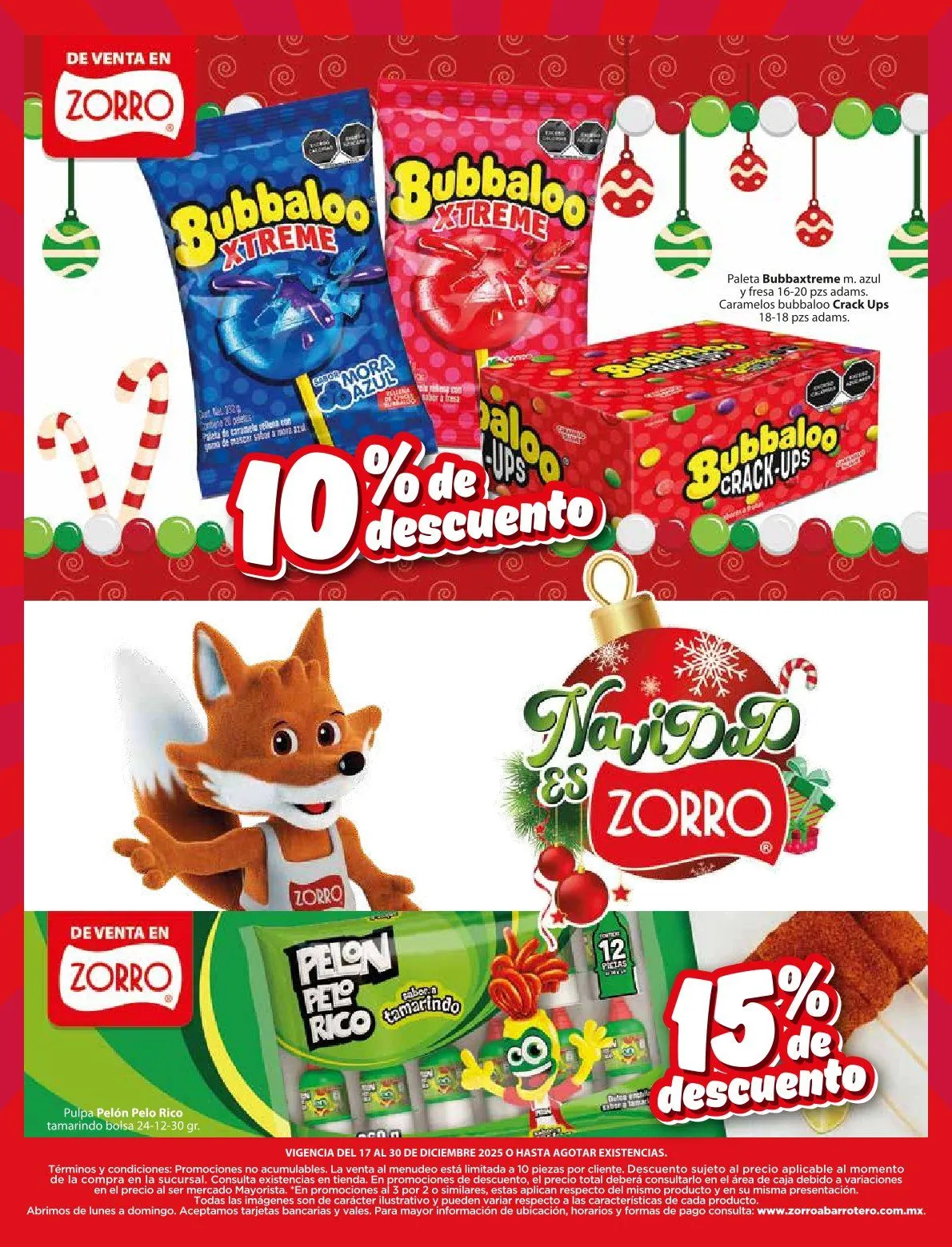 Catálogo de Zorro Ofertas 17 de diciembre al 30 de diciembre 2025 - Pagina 12