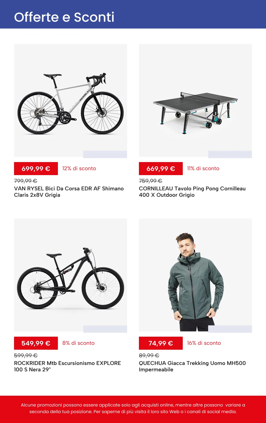 Decathlon Volantino da 31 marzo a 20 aprile di 2026 - Pagina del volantino 12