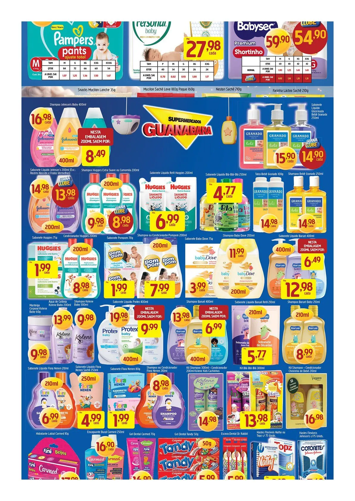 Encarte de Folhetos Supermercados Guanabara 16 de julho até 22 de julho 2026 - Pagina 12