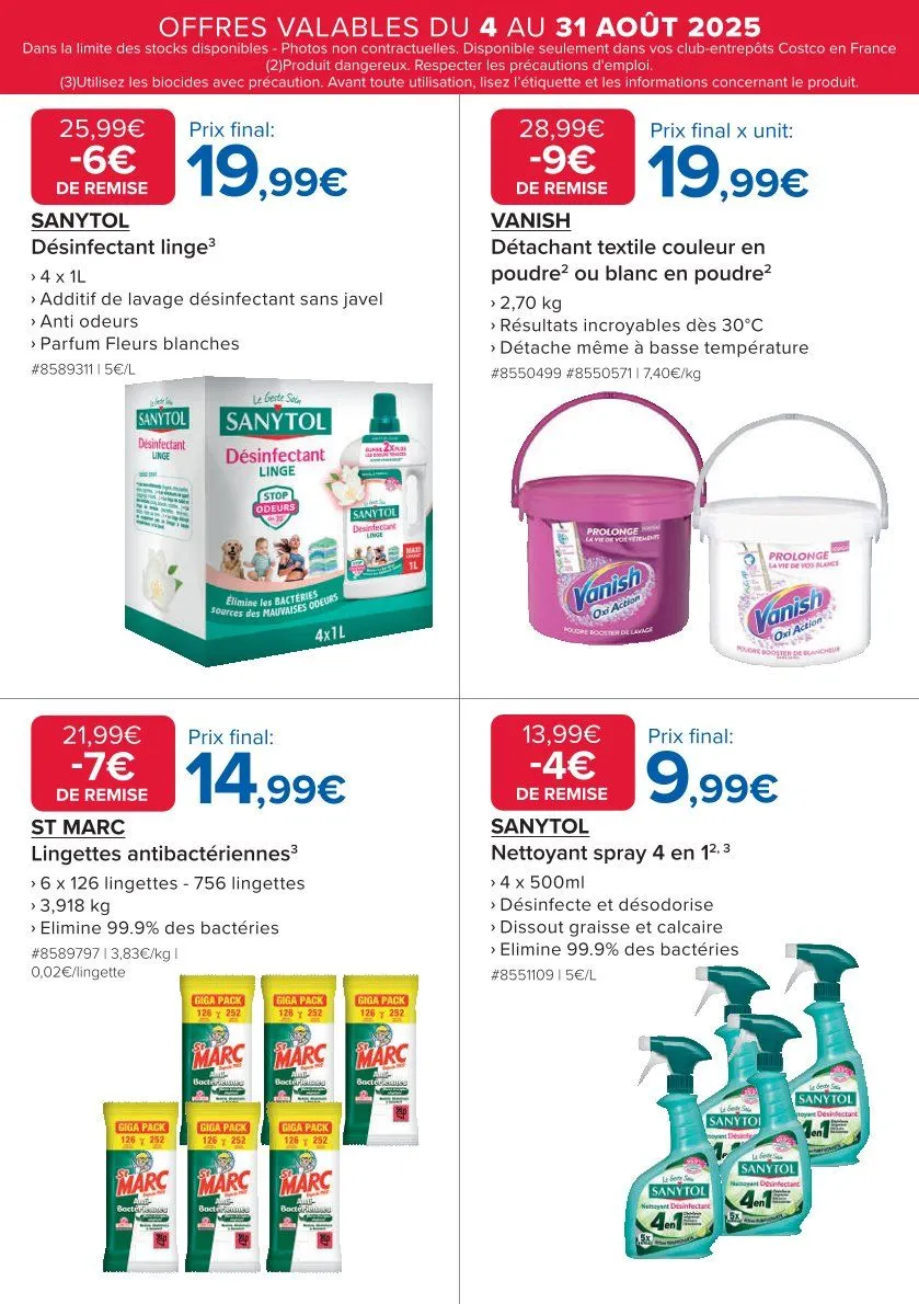 Catalogues Costco du 4 août au 31 août 2025 - Catalogue page 12