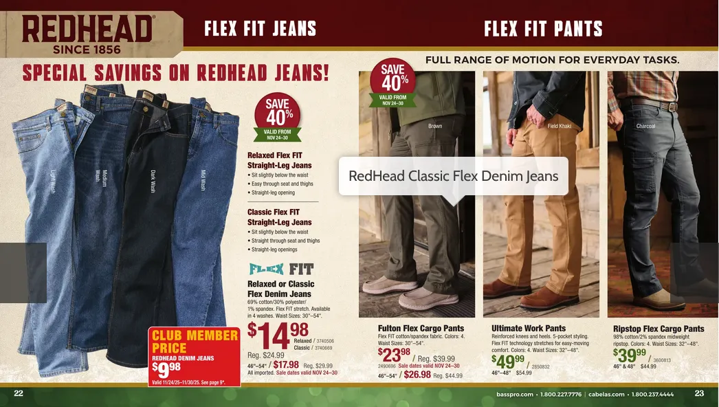 Cabelas Sales from December 1 to December 31 2025 - flyer page 12