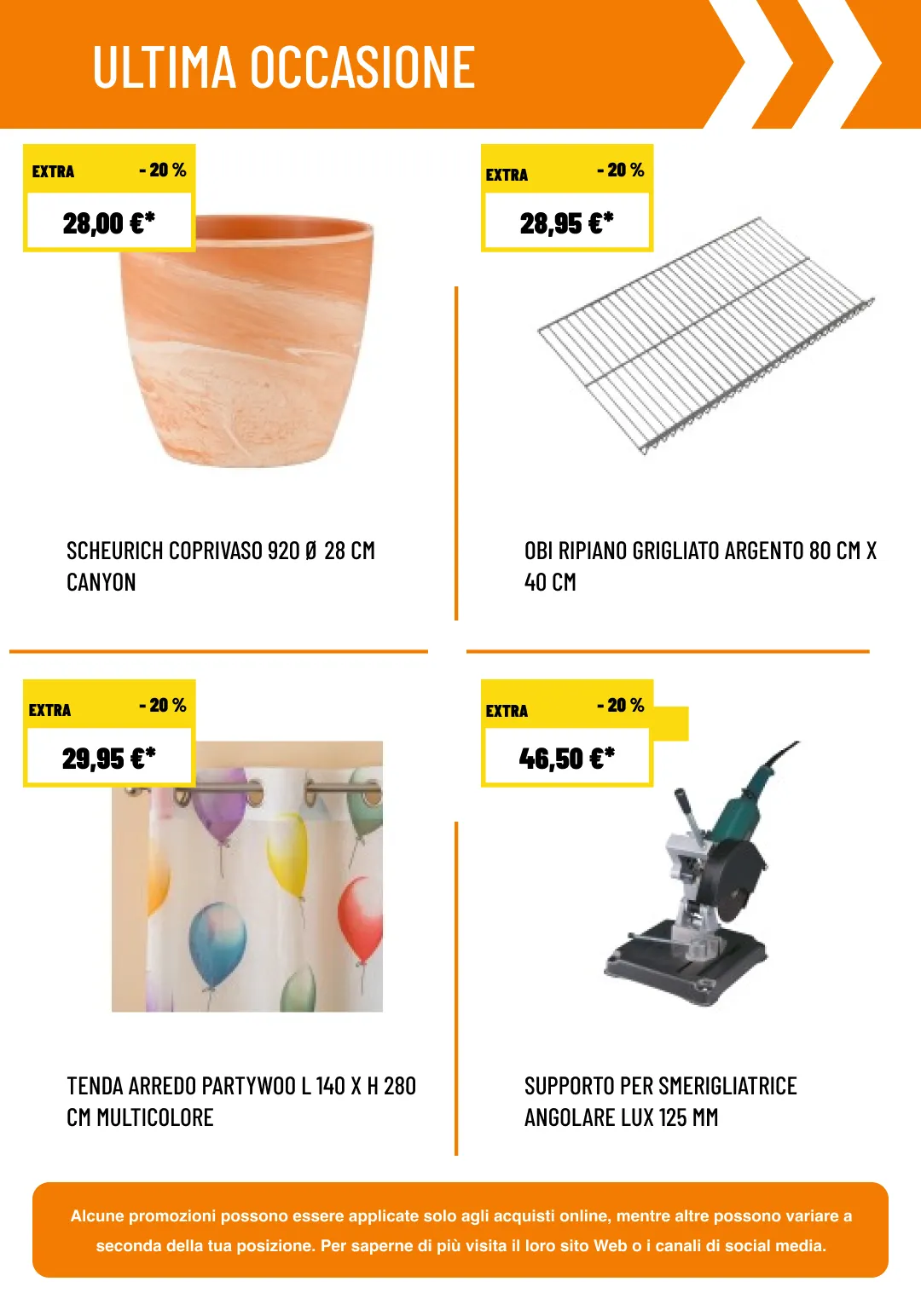 OBI Volantino da 31 marzo a 20 aprile di 2026 - Pagina del volantino 12