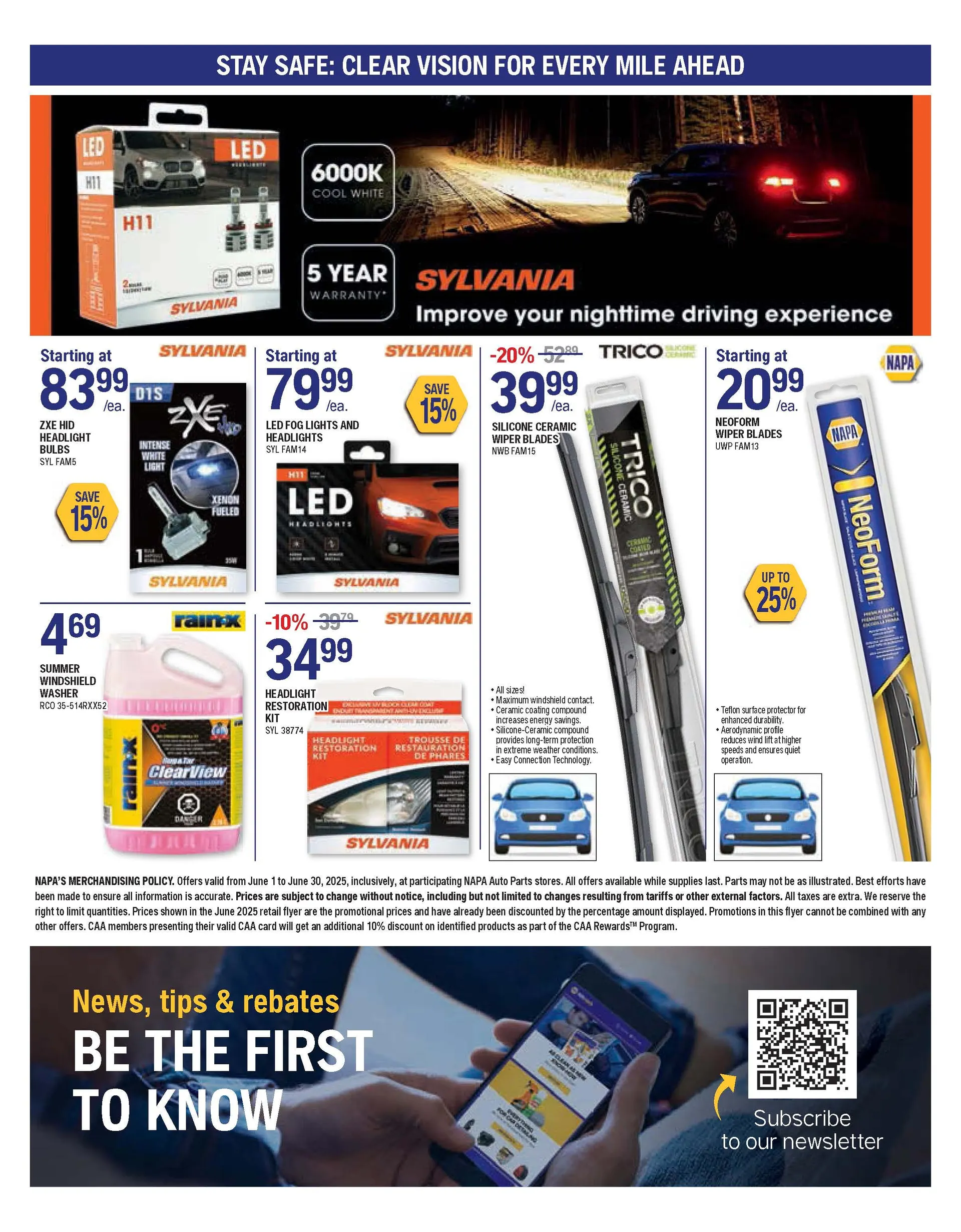 Napa Auto Parts Sales from June 1 to July 1 2025 - flyer page 12