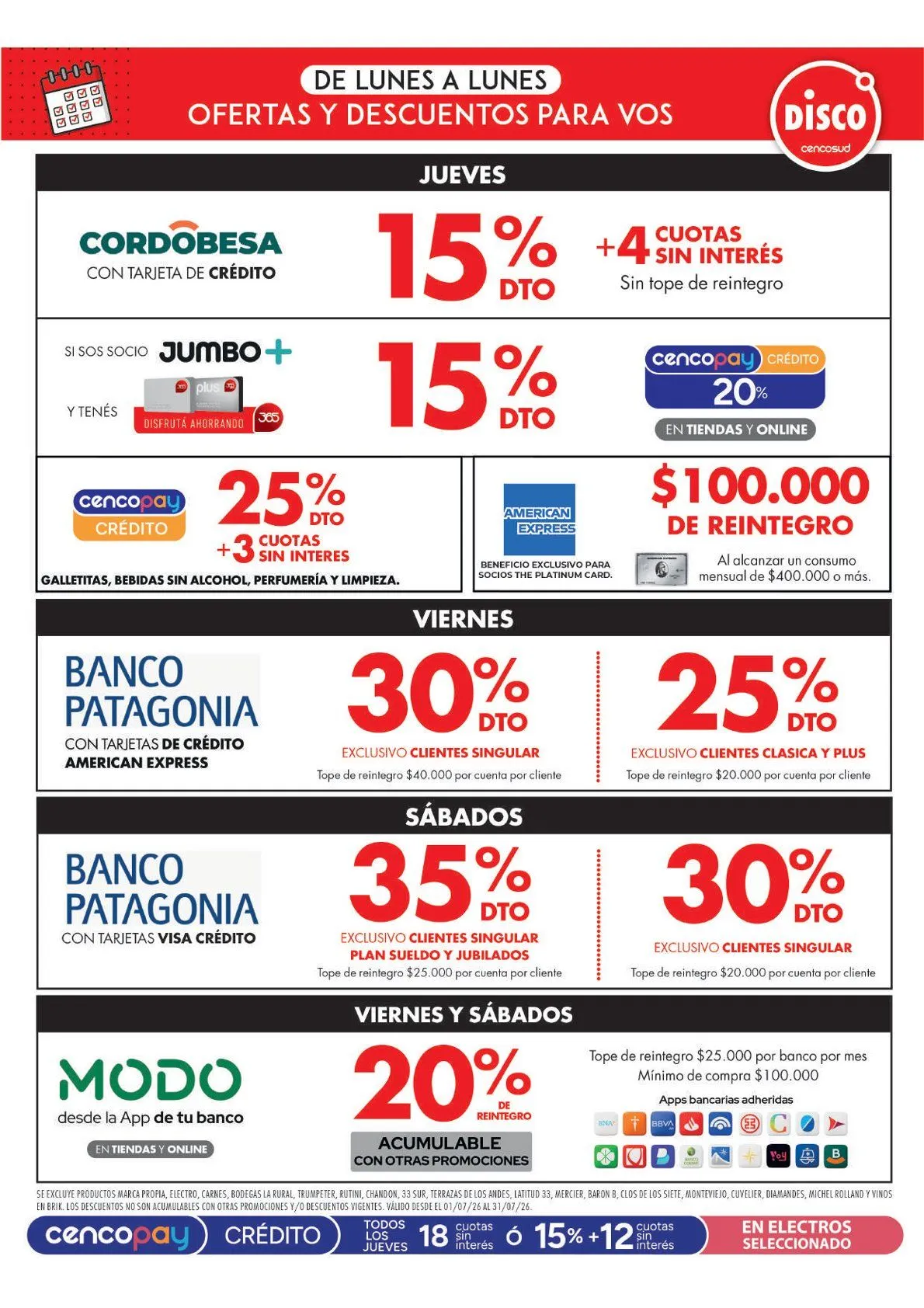 Ofertas de Ofertas Disco 3 de julio al 5 de julio 2026 - Página 12 del catálogo