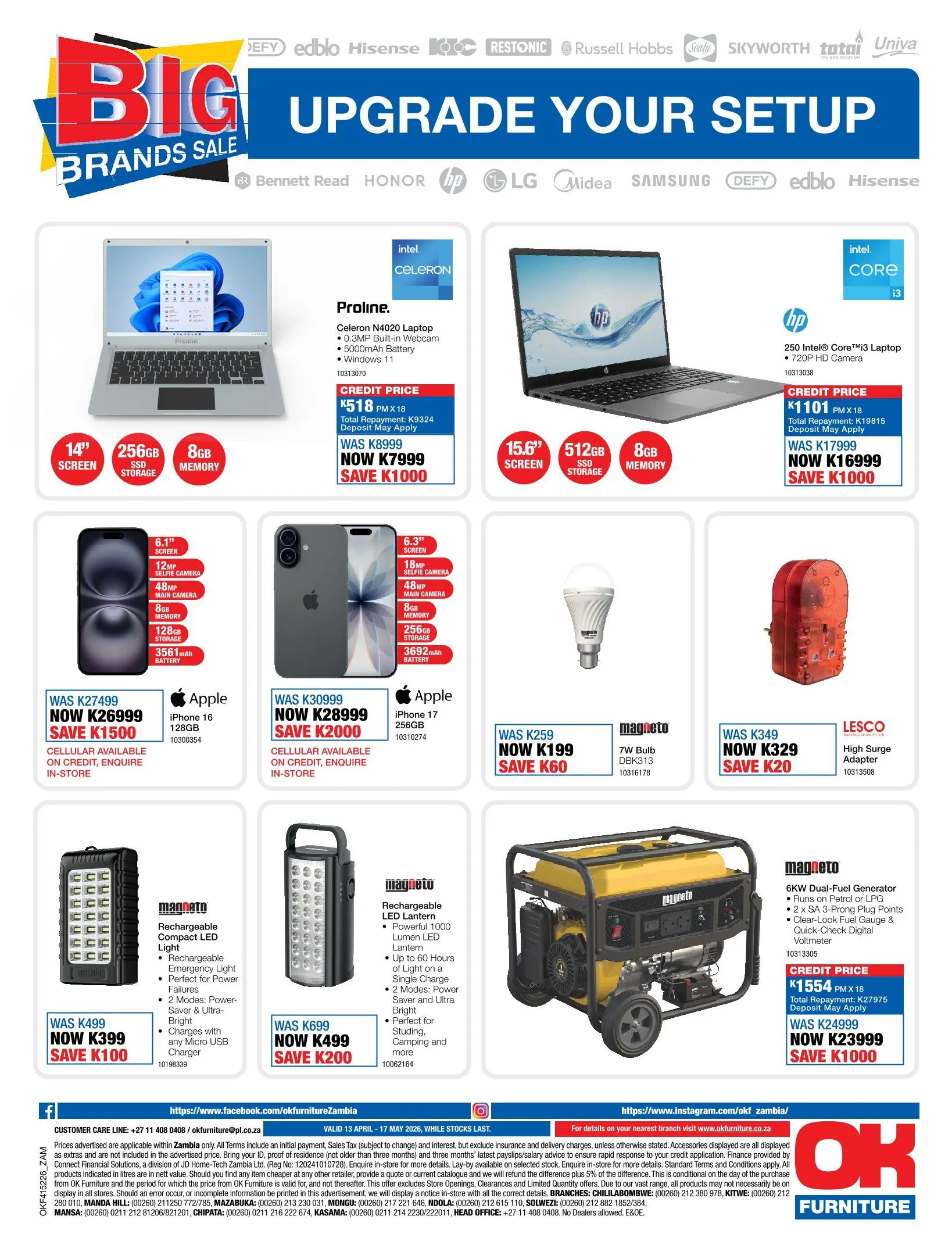  OK Furniture Sales from 13 May to 17 May 2026 - Catalogue Page 12