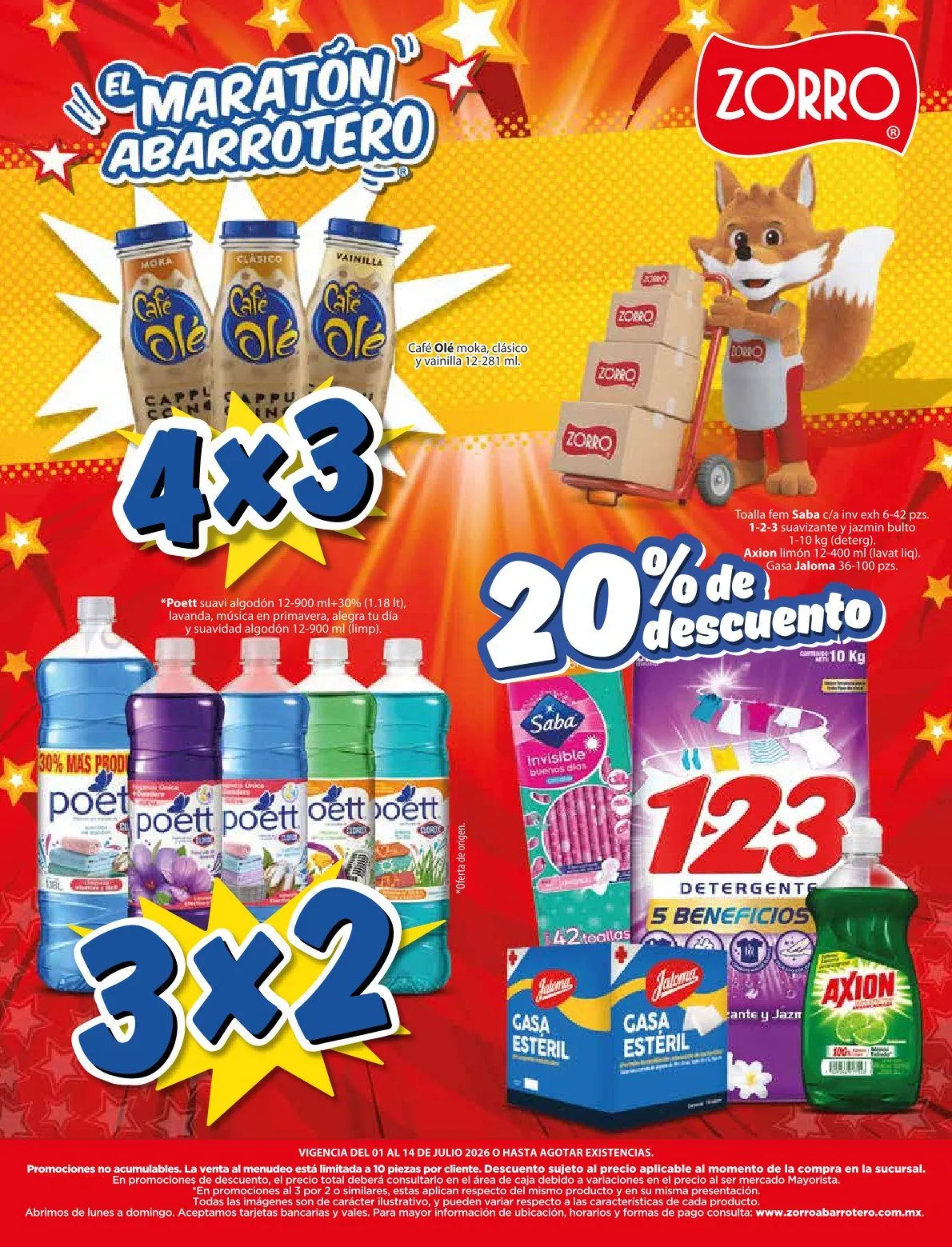 Catálogo de Zorro Ofertas 1 de julio al 14 de julio 2026 - Pagina 12