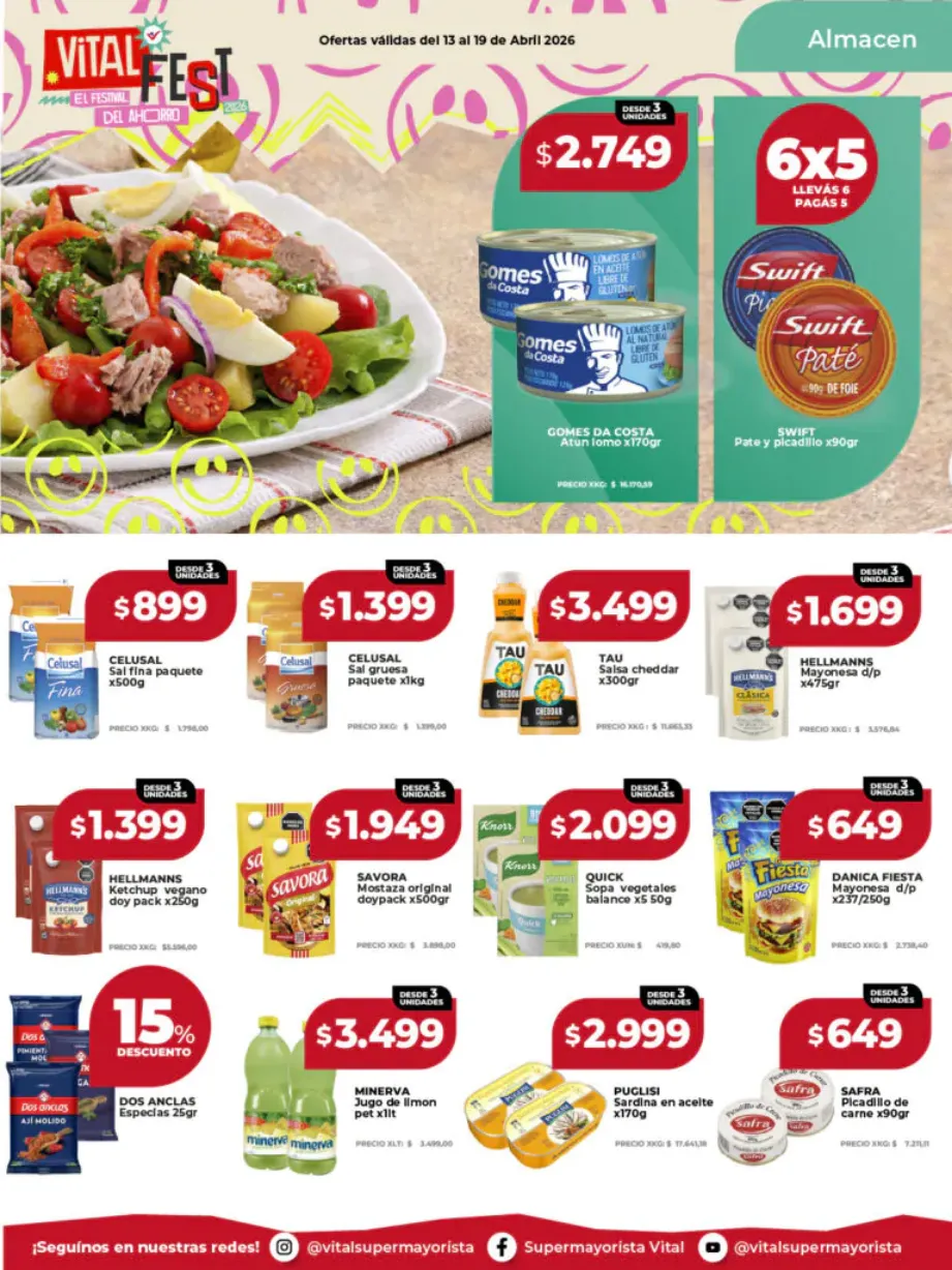 Ofertas de Ofertas Vital  13 de abril al 19 de abril 2026 - Página 20 del catálogo