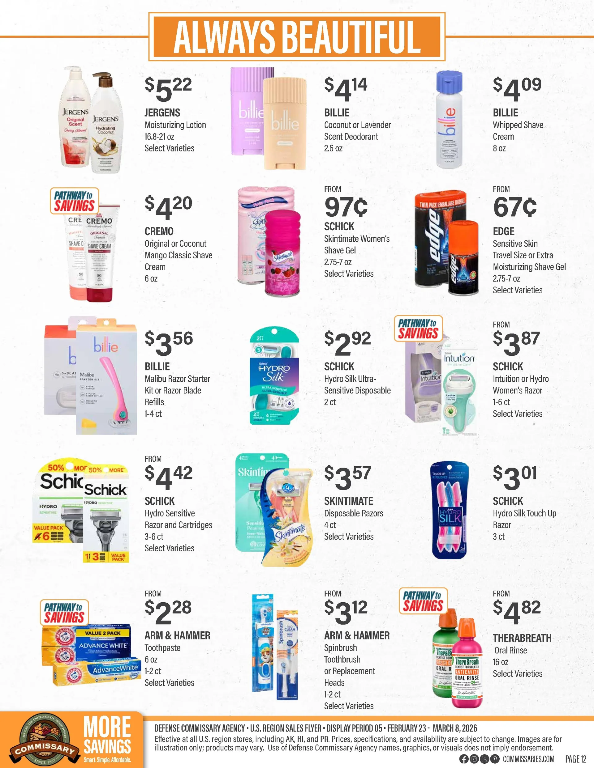 Weekly ad Commissary Sales from February 23 to March 8 2026 - Page 12