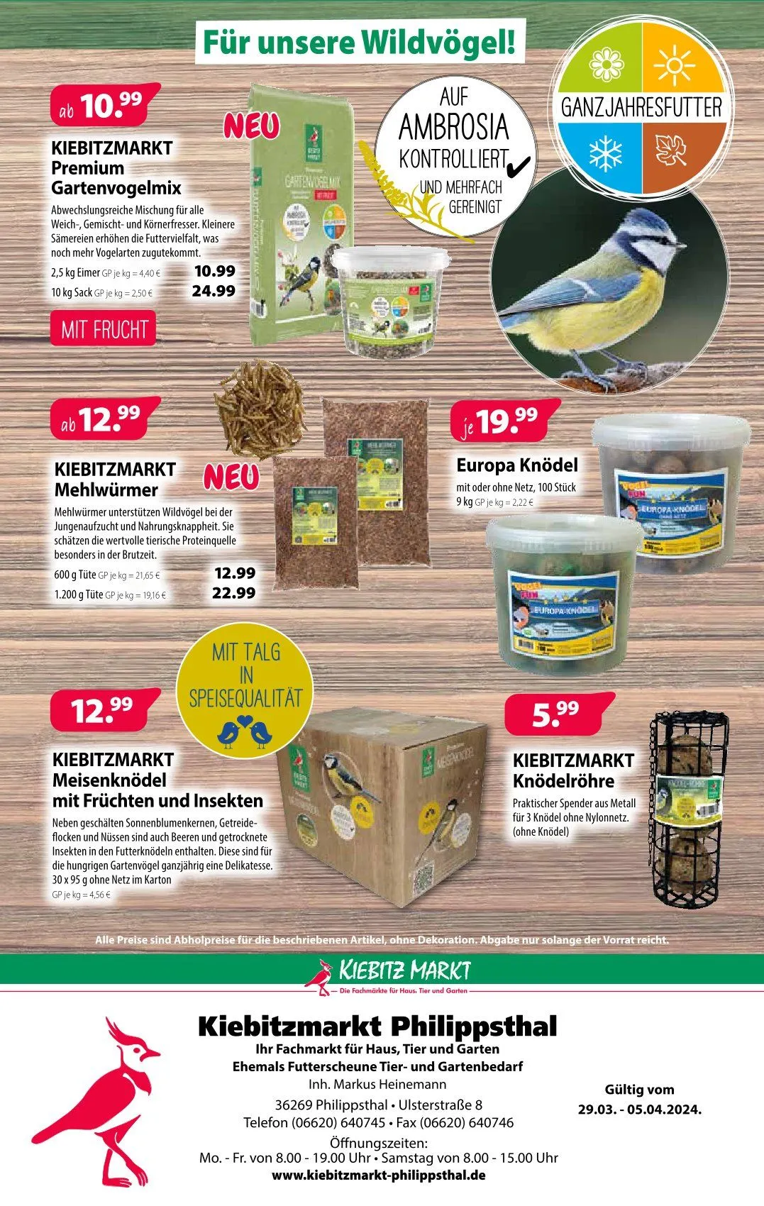 Kiebitzmarkt Angebote von 29. März bis 5. April 2025 - Prospekt seite 12