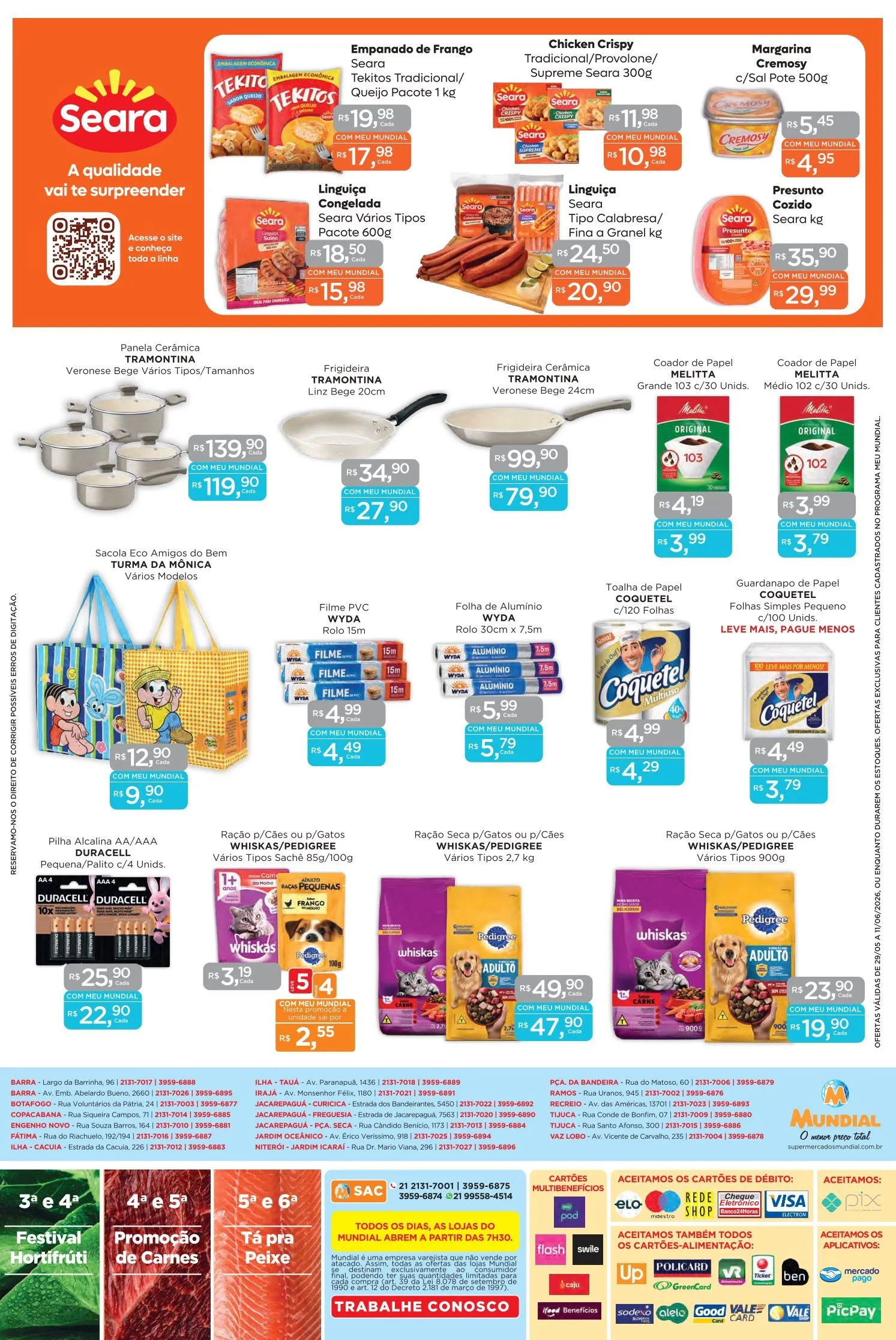 Encarte de Folhetos Supermercados Mundial 29 de maio até 11 de junho 2026 - Pagina 12