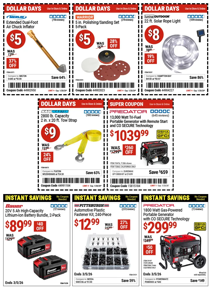 Weekly ad Harbor Freight Sales from January 21 to January 23 2026 - Page 12