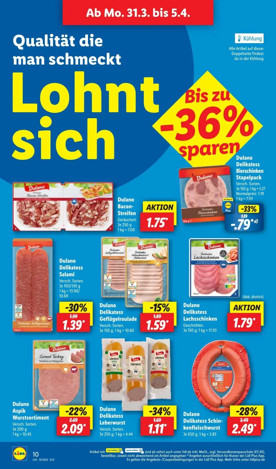 Lidl Prospekt von 31. März bis 15. April 2025 - Prospekt seite 57