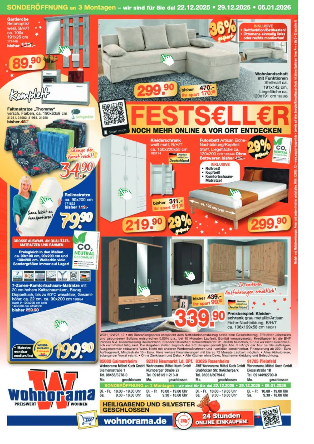 Wohnorama Sales von 5. Dezember bis 23. Dezember 2025 - Prospekt seite 12