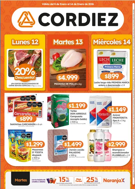 Ofertas de Cordiez Ofertas 8 de enero al 14 de enero 2026 - Página 12 del catálogo