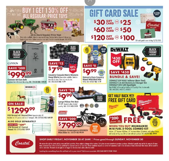 Weekly ad Coastal Farm & Ranch Sales from November 28 to November 30 2025 - Page 12