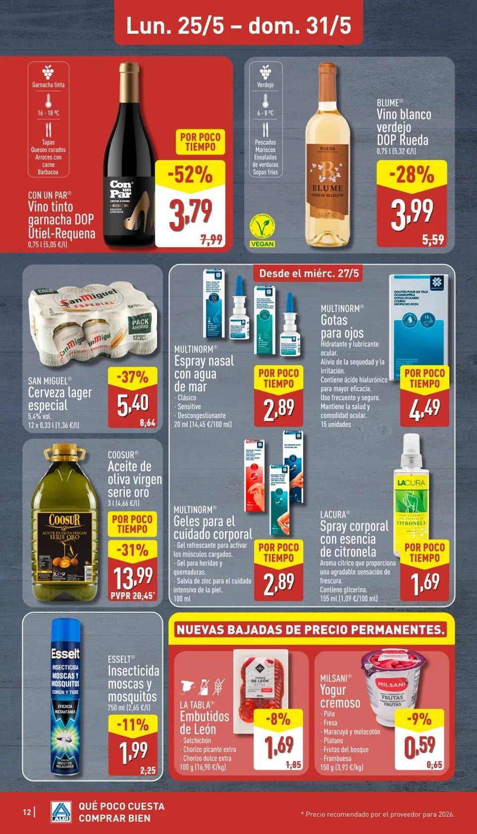 Catálogo de Ofertas de Aldi 25 de mayo al 31 de mayo 2026 - Página 12